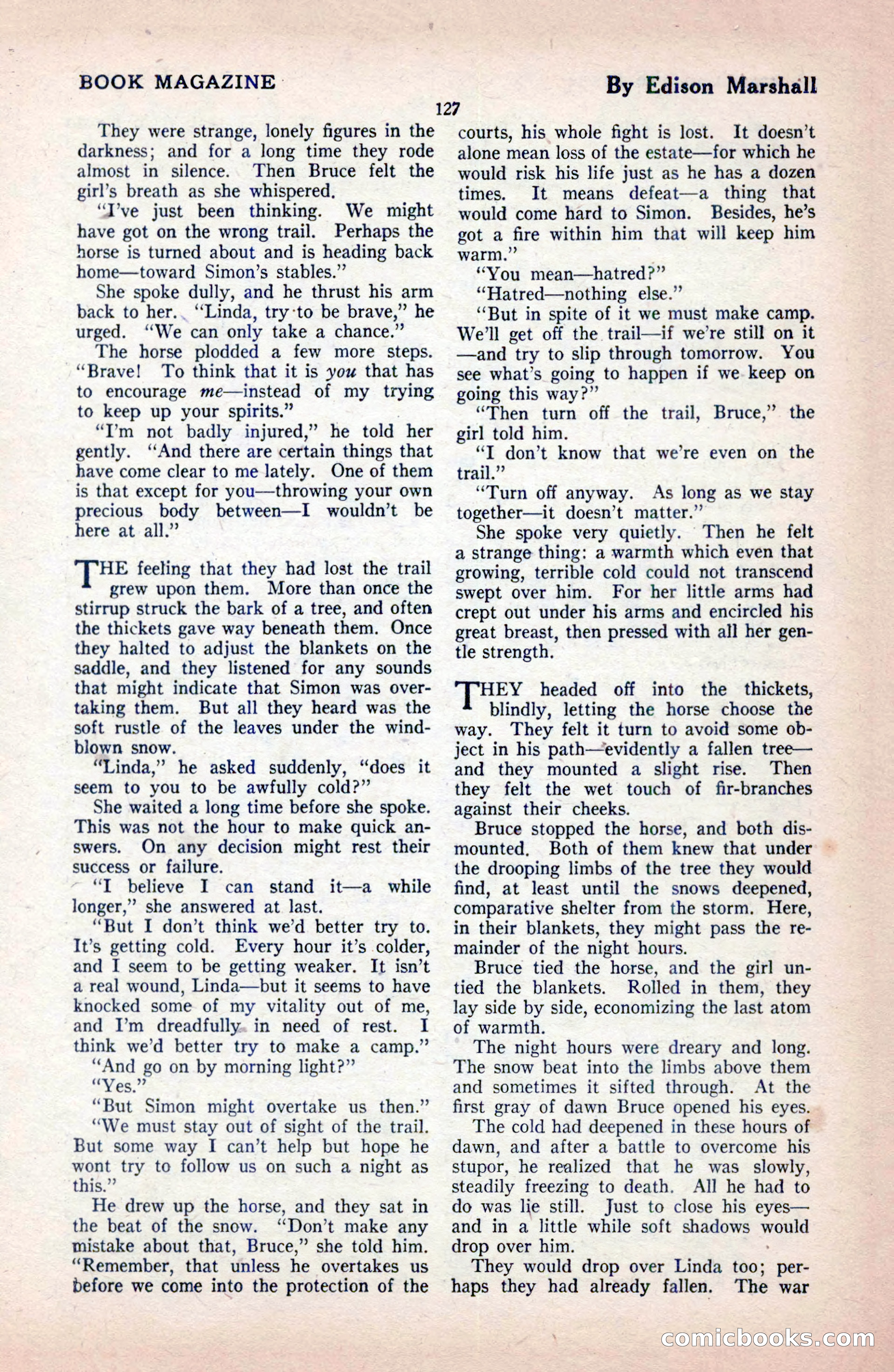 The Blue Book Magazine, February 1921 — page 133 of 212