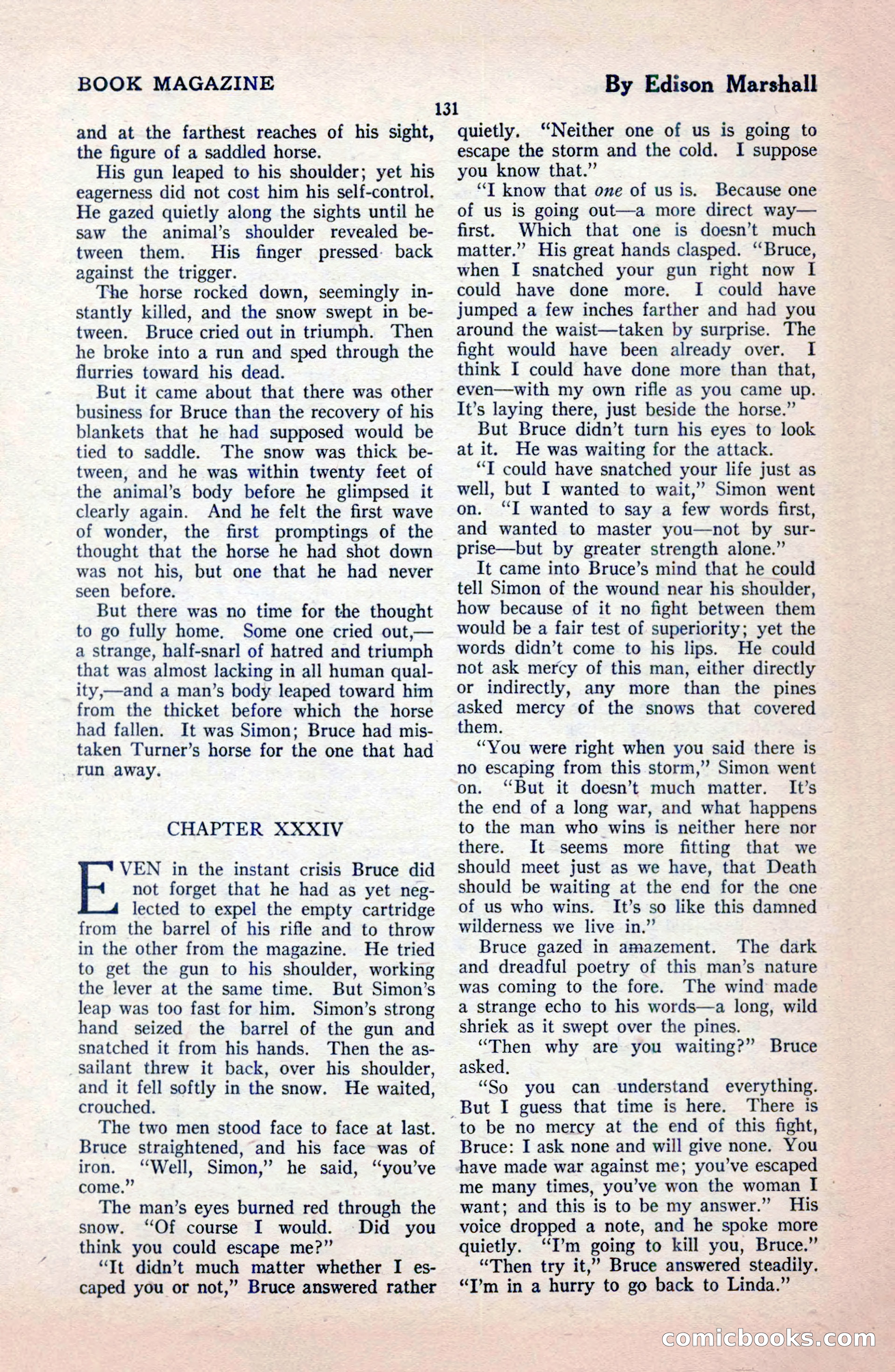 The Blue Book Magazine, February 1921 — page 137 of 212