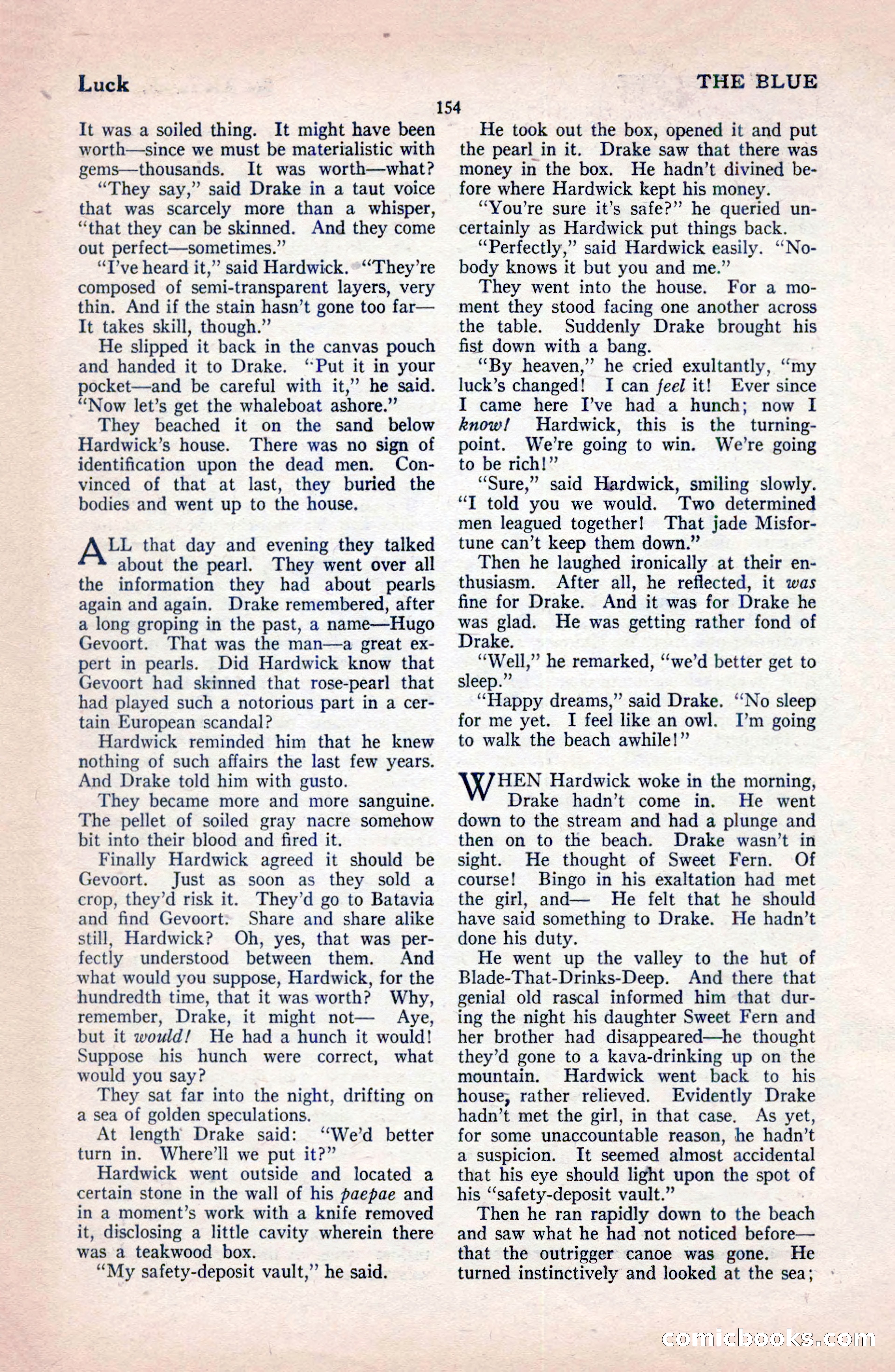 The Blue Book Magazine, February 1921 — page 160 of 212