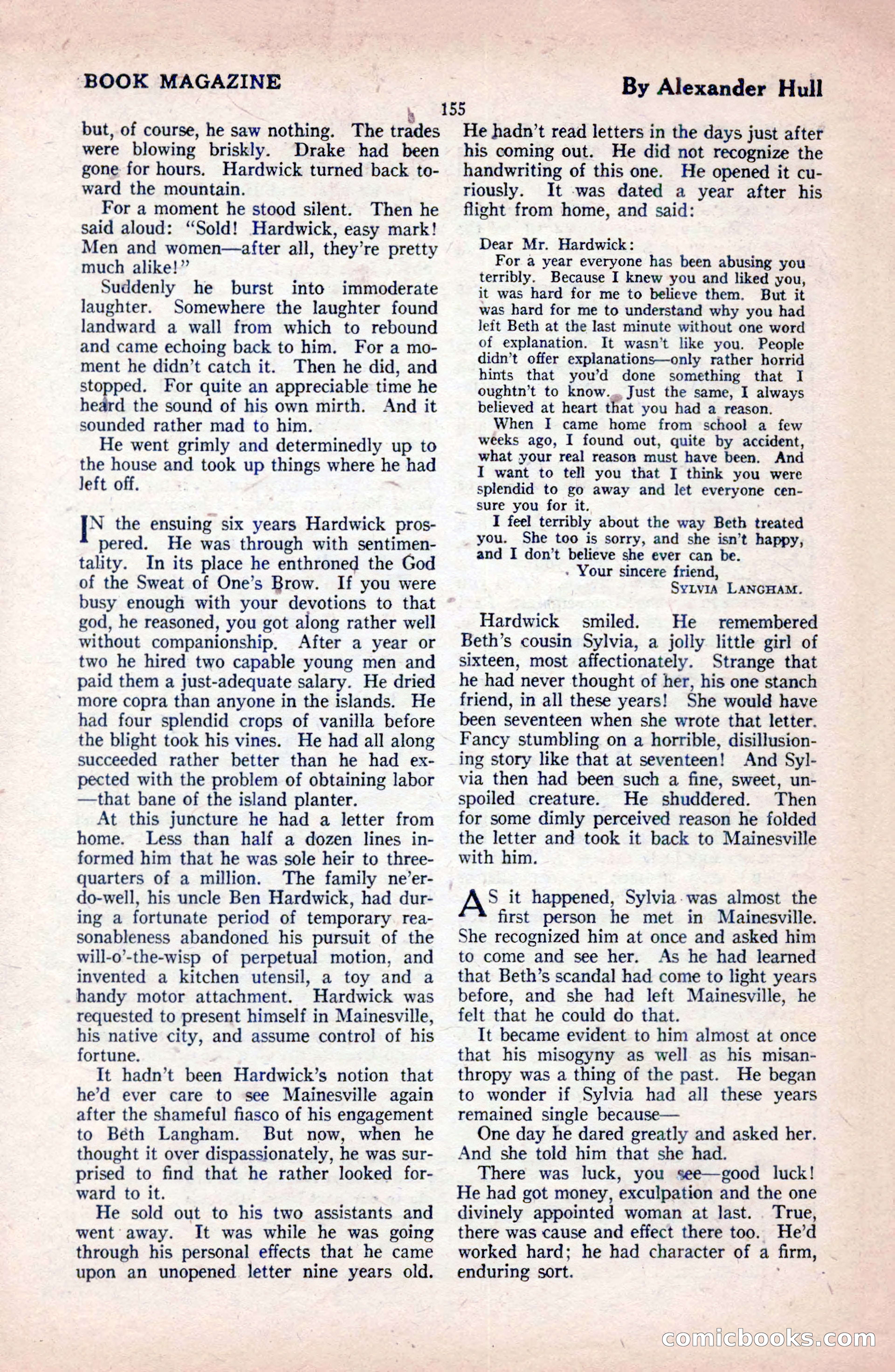 The Blue Book Magazine, February 1921 — page 161 of 212