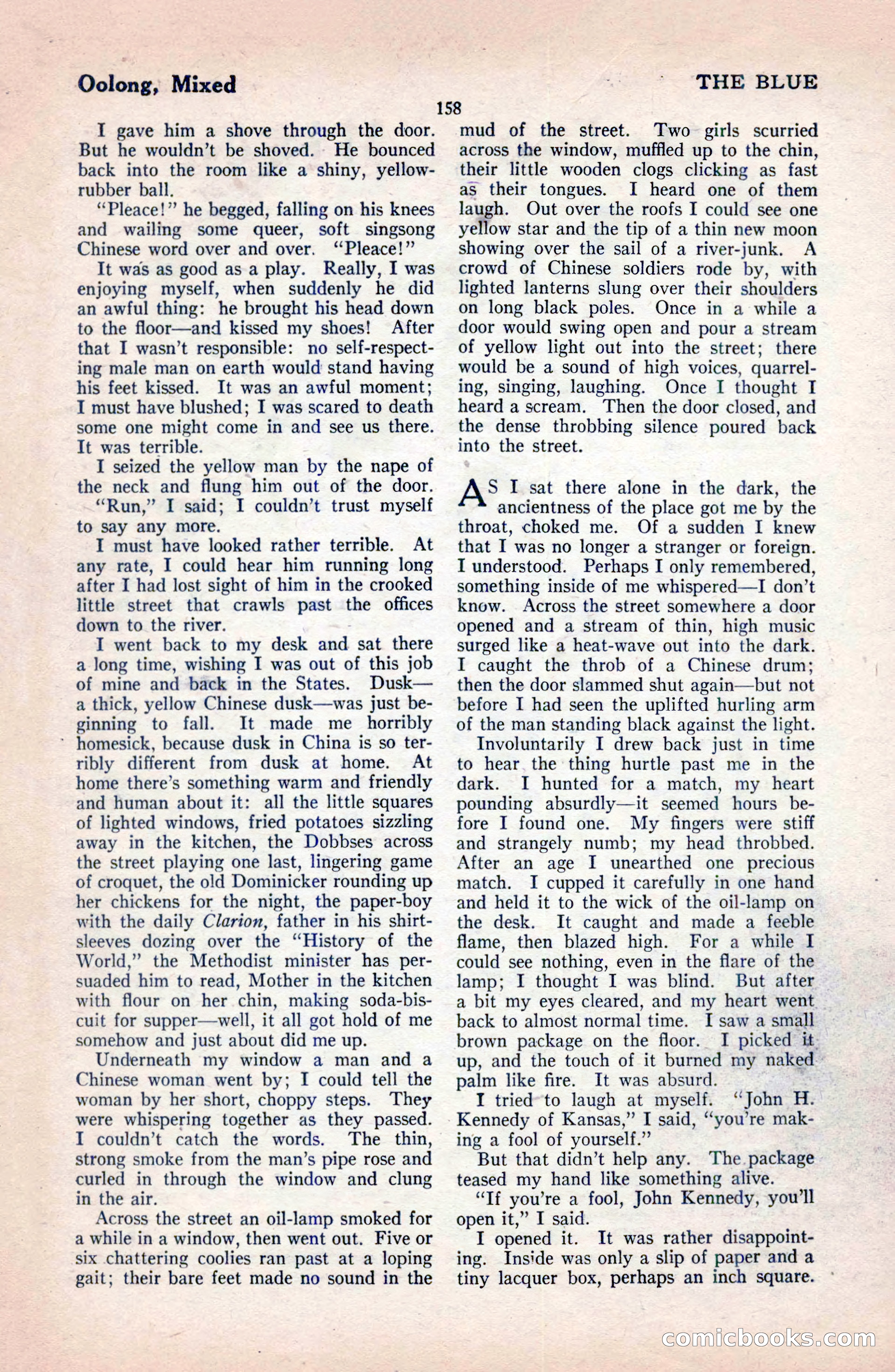The Blue Book Magazine, February 1921 — page 164 of 212