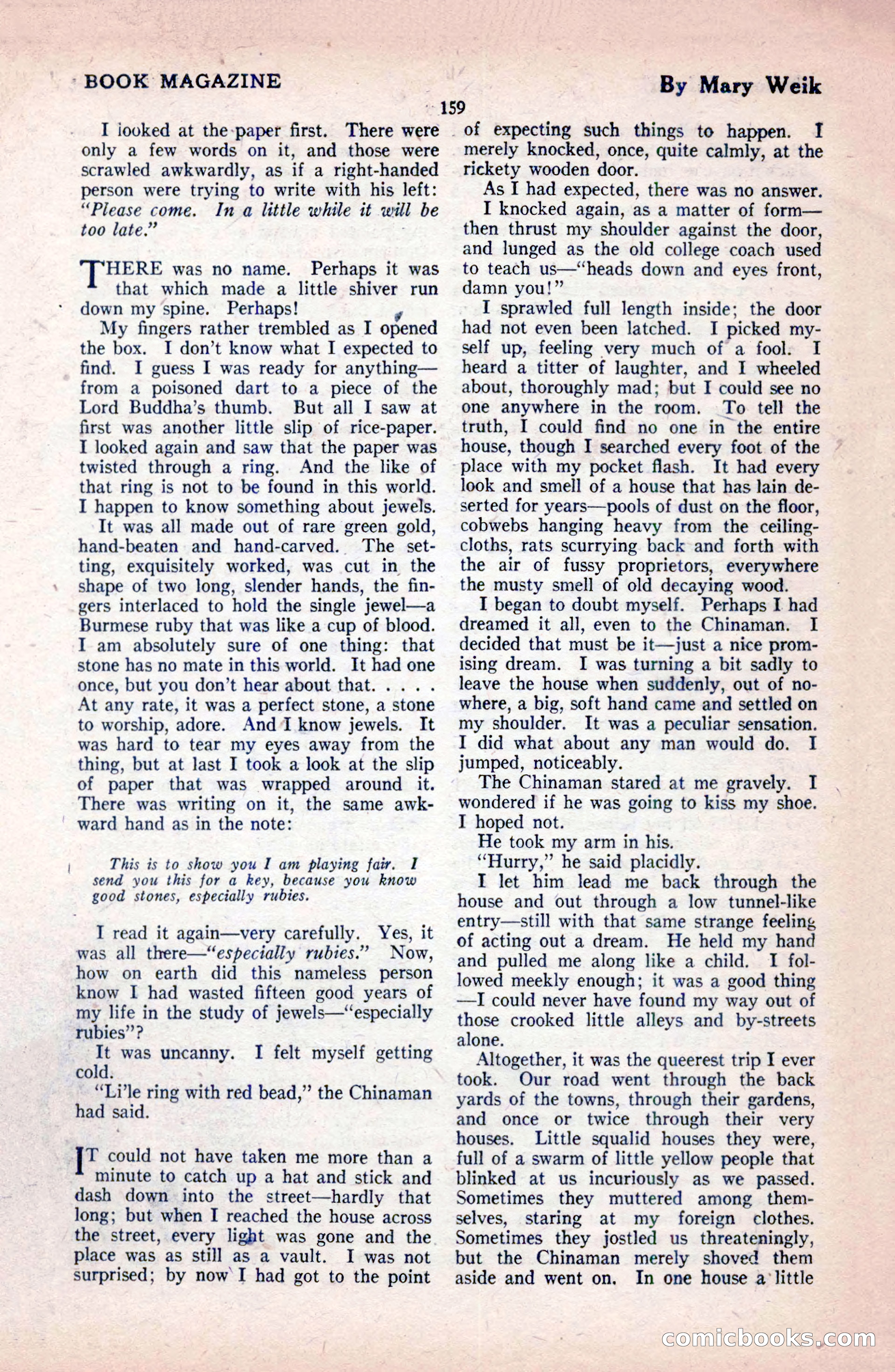 The Blue Book Magazine, February 1921 — page 165 of 212