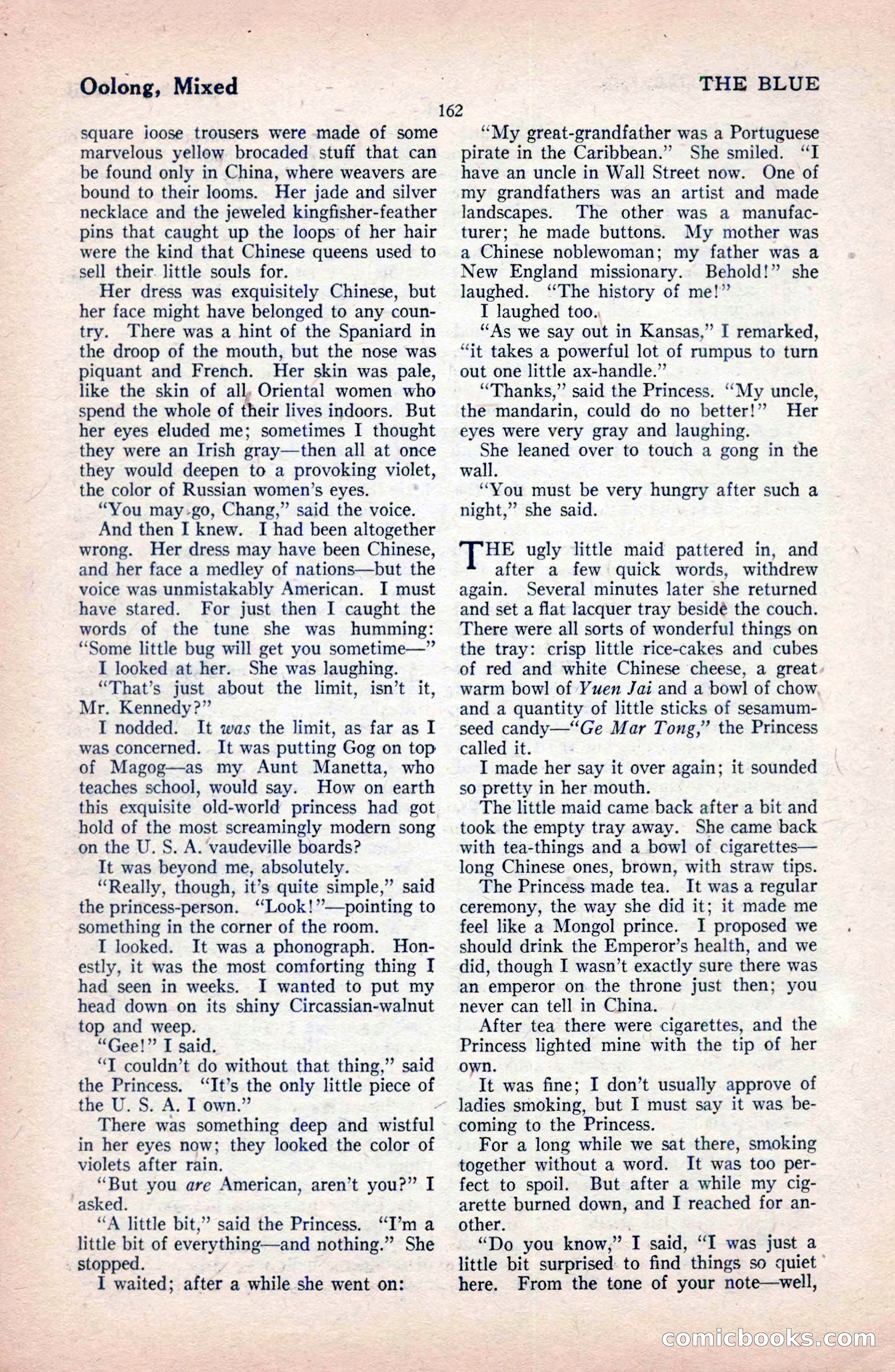 The Blue Book Magazine, February 1921 — page 168 of 212