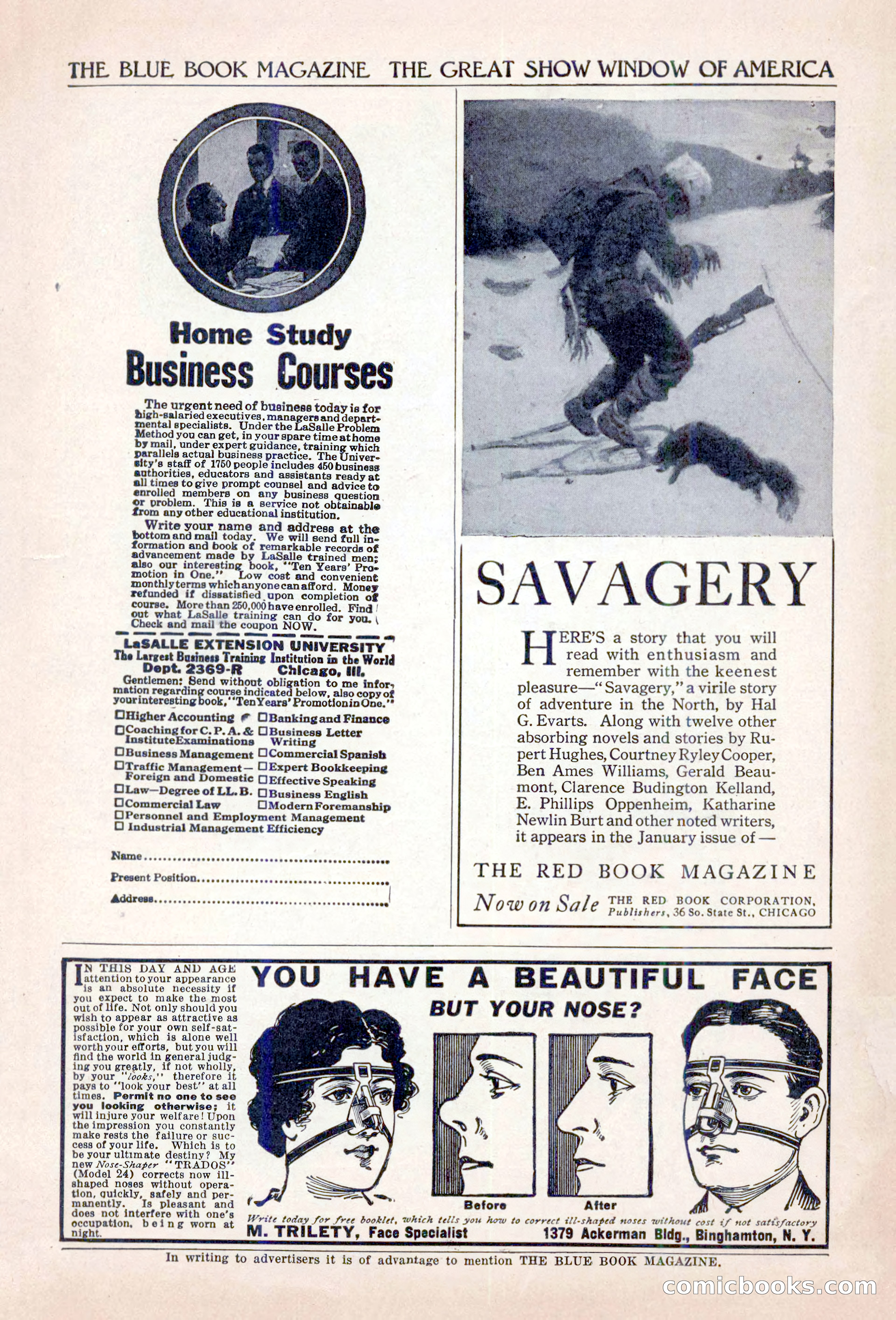 The Blue Book Magazine, February 1921 — page 204 of 212