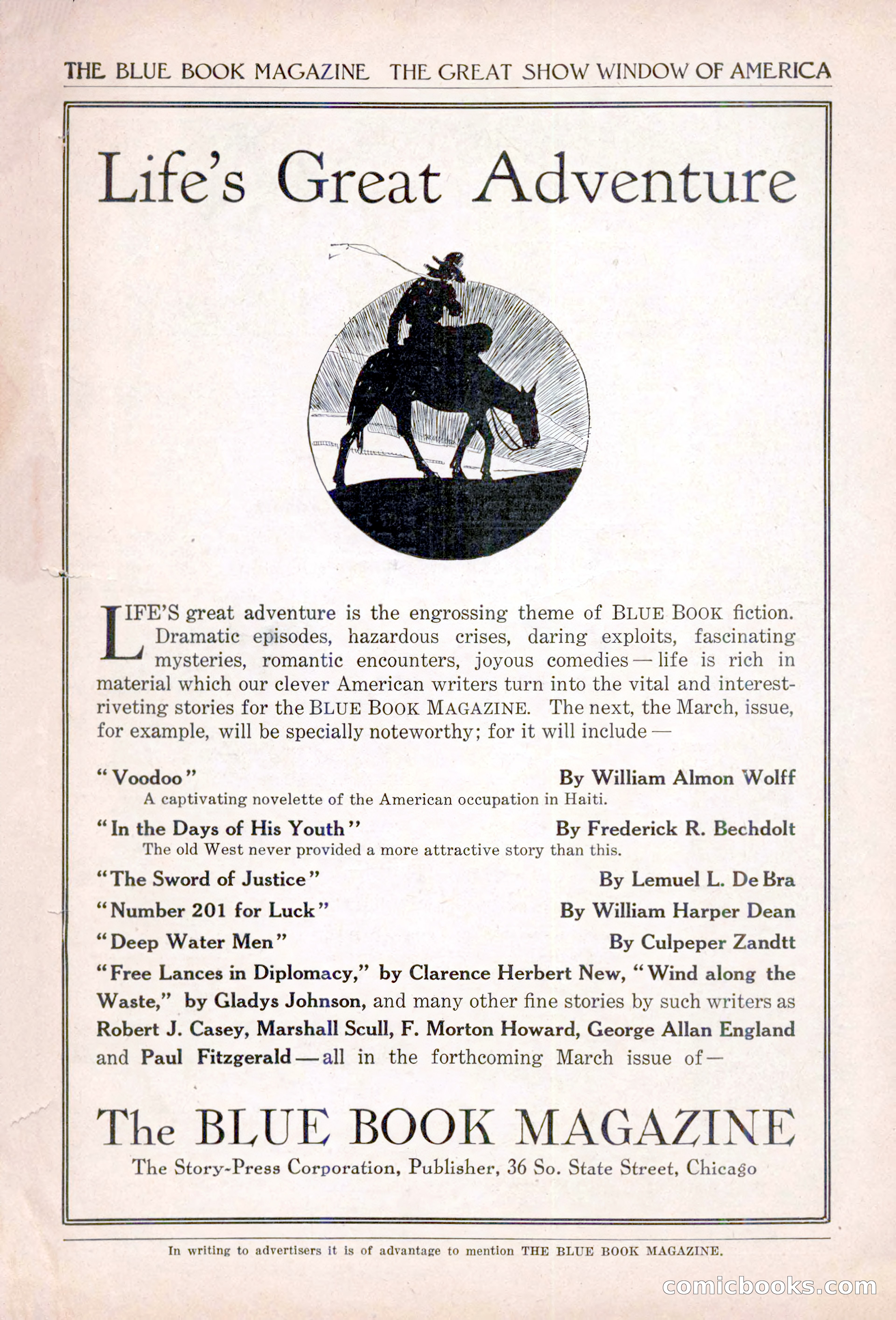 The Blue Book Magazine, February 1921 — page 206 of 212