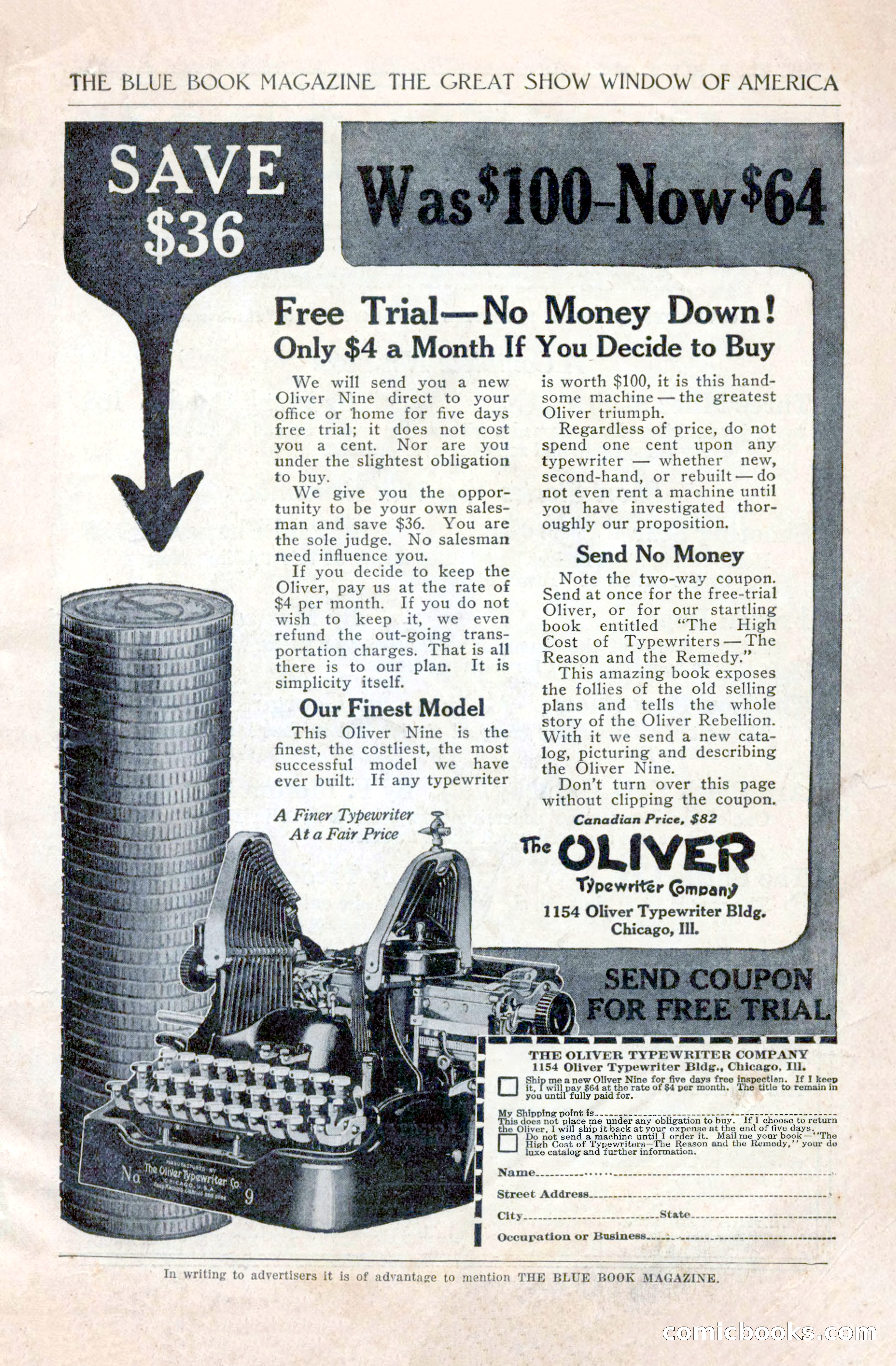 The Blue Book Magazine, April 1921 — page 3 of 202