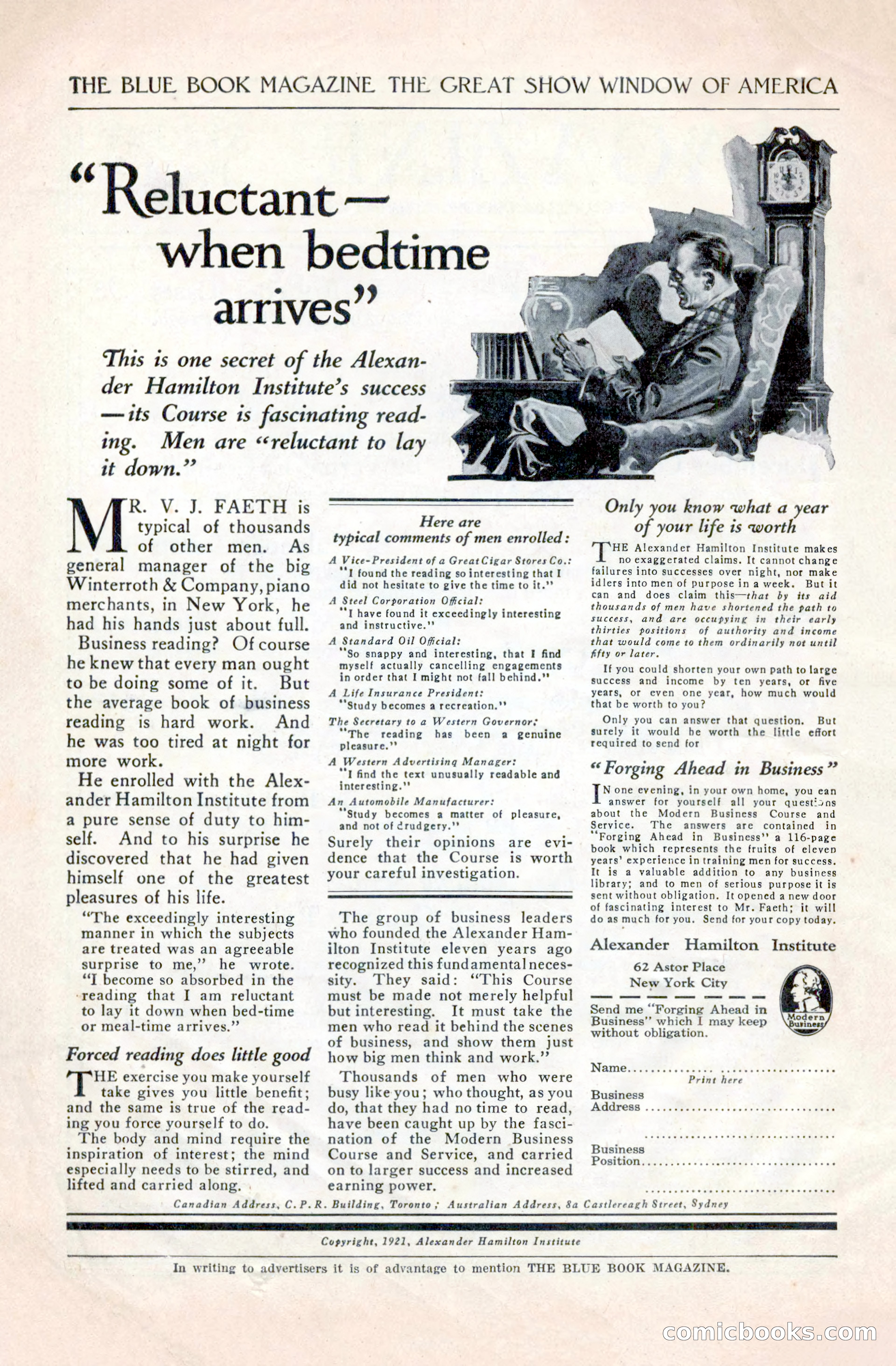 The Blue Book Magazine, April 1921 — page 6 of 202