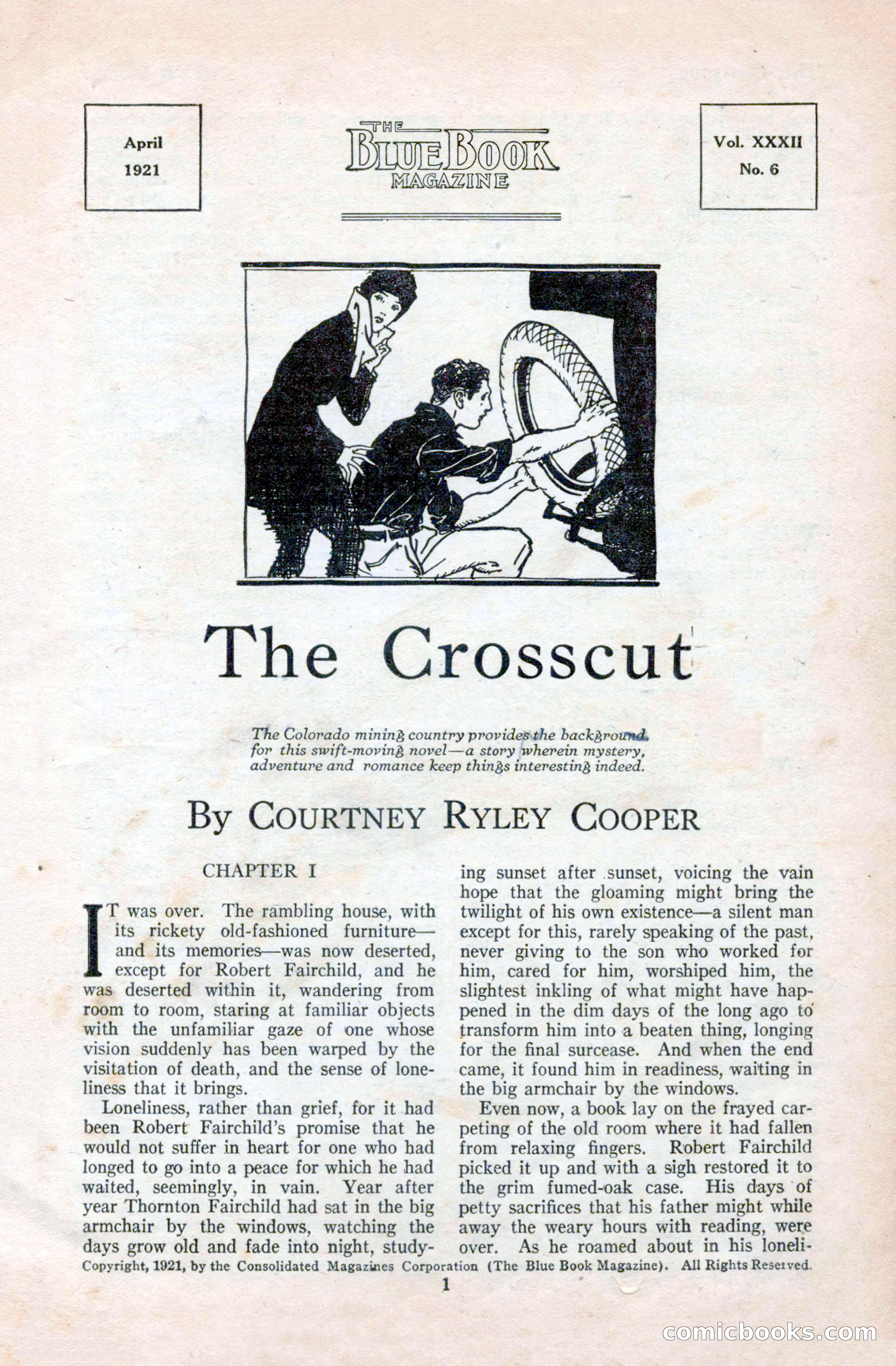 The Blue Book Magazine, April 1921 — page 7 of 202