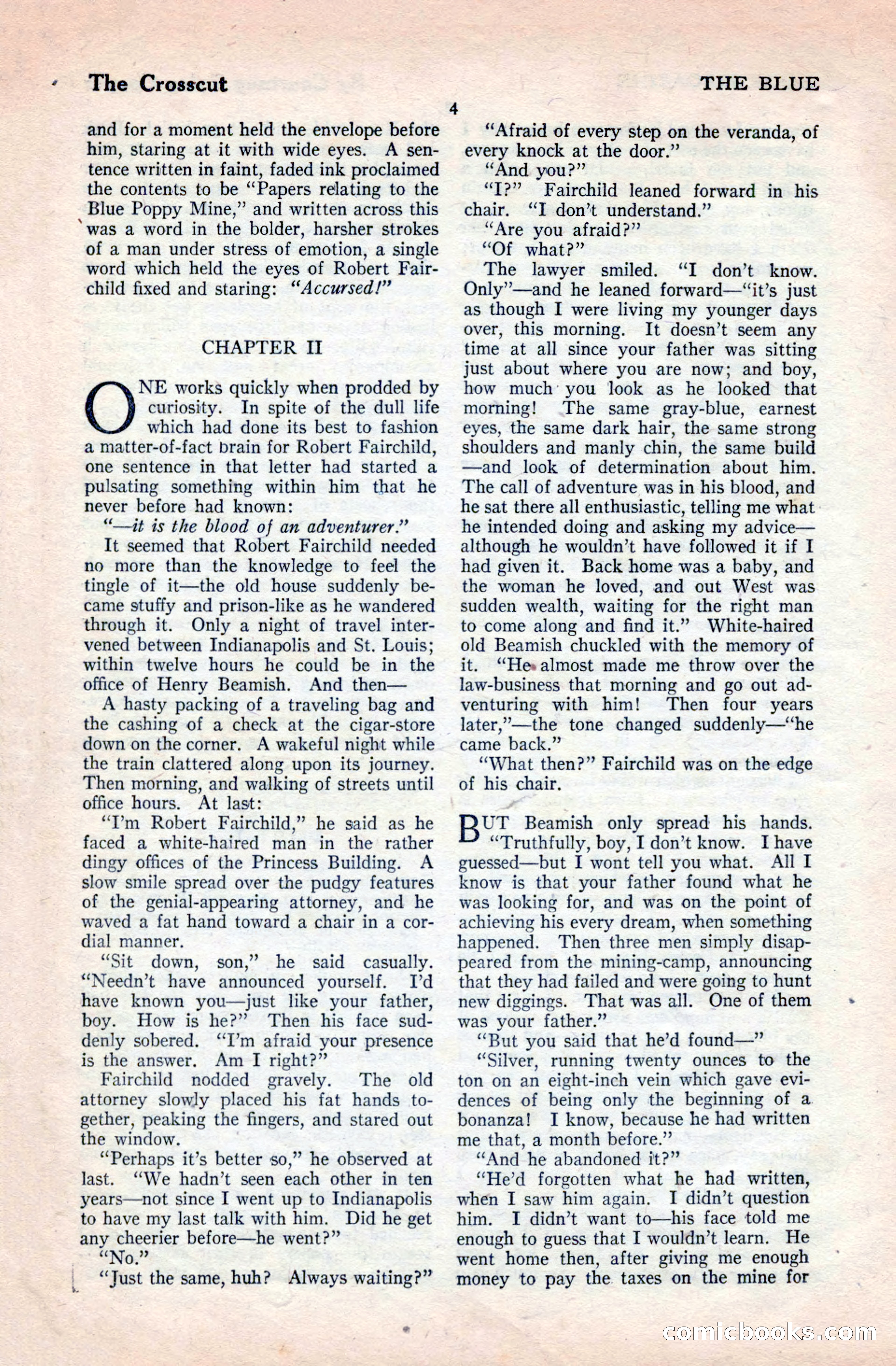 The Blue Book Magazine, April 1921 — page 10 of 202