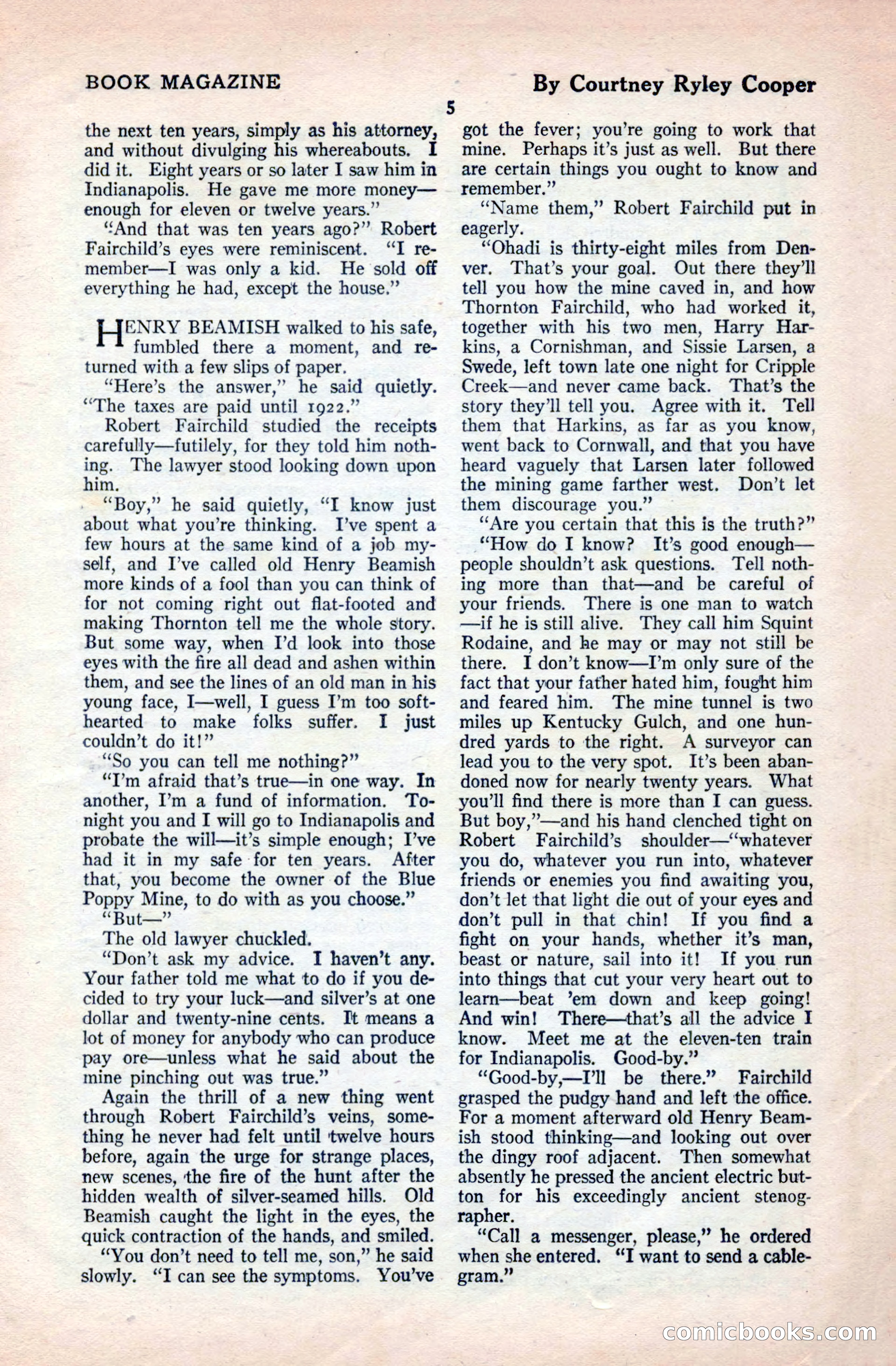 The Blue Book Magazine, April 1921 — page 11 of 202