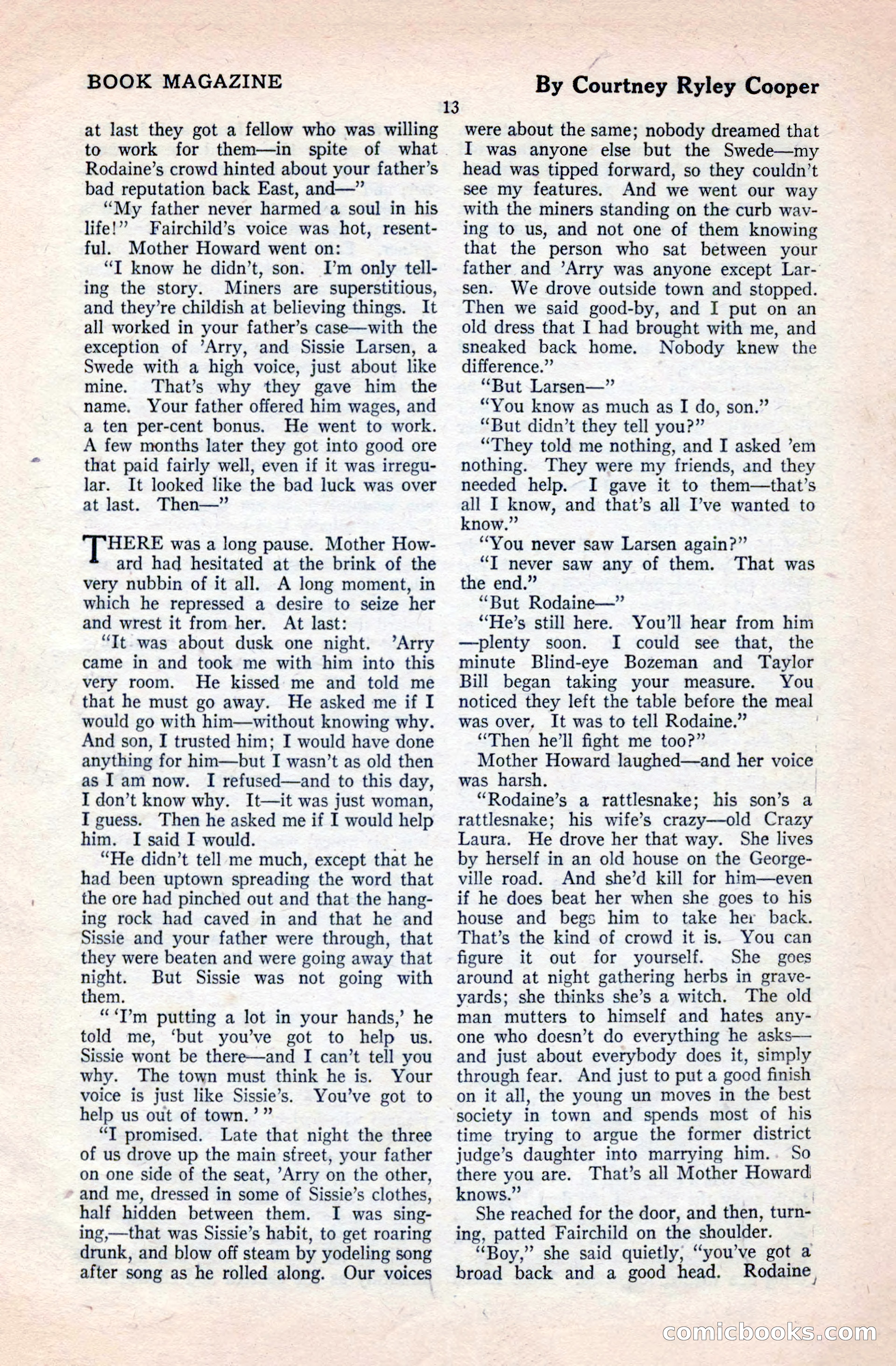 The Blue Book Magazine, April 1921 — page 19 of 202