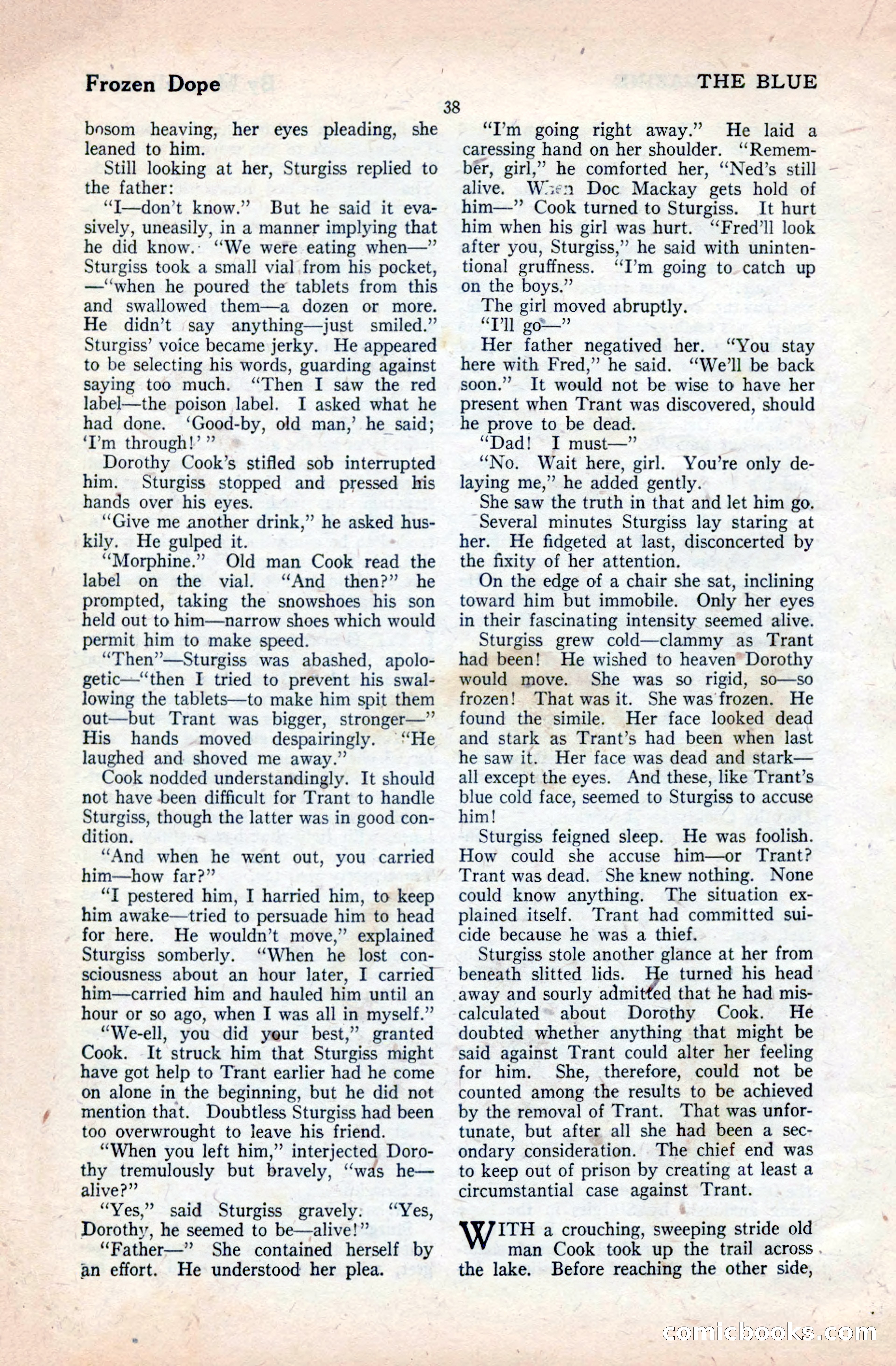 The Blue Book Magazine, April 1921 — page 38 of 202