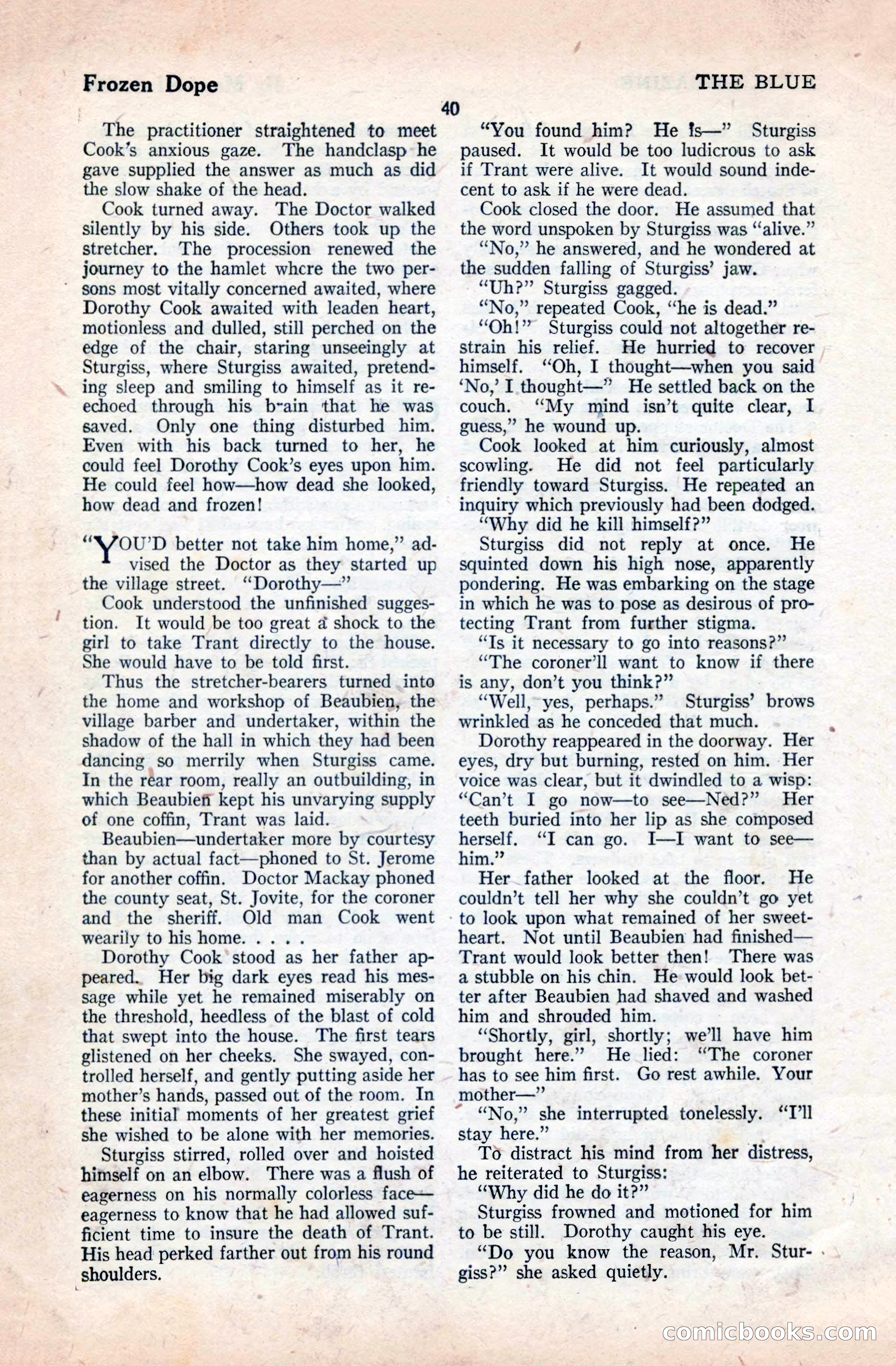 The Blue Book Magazine, April 1921 — page 40 of 202