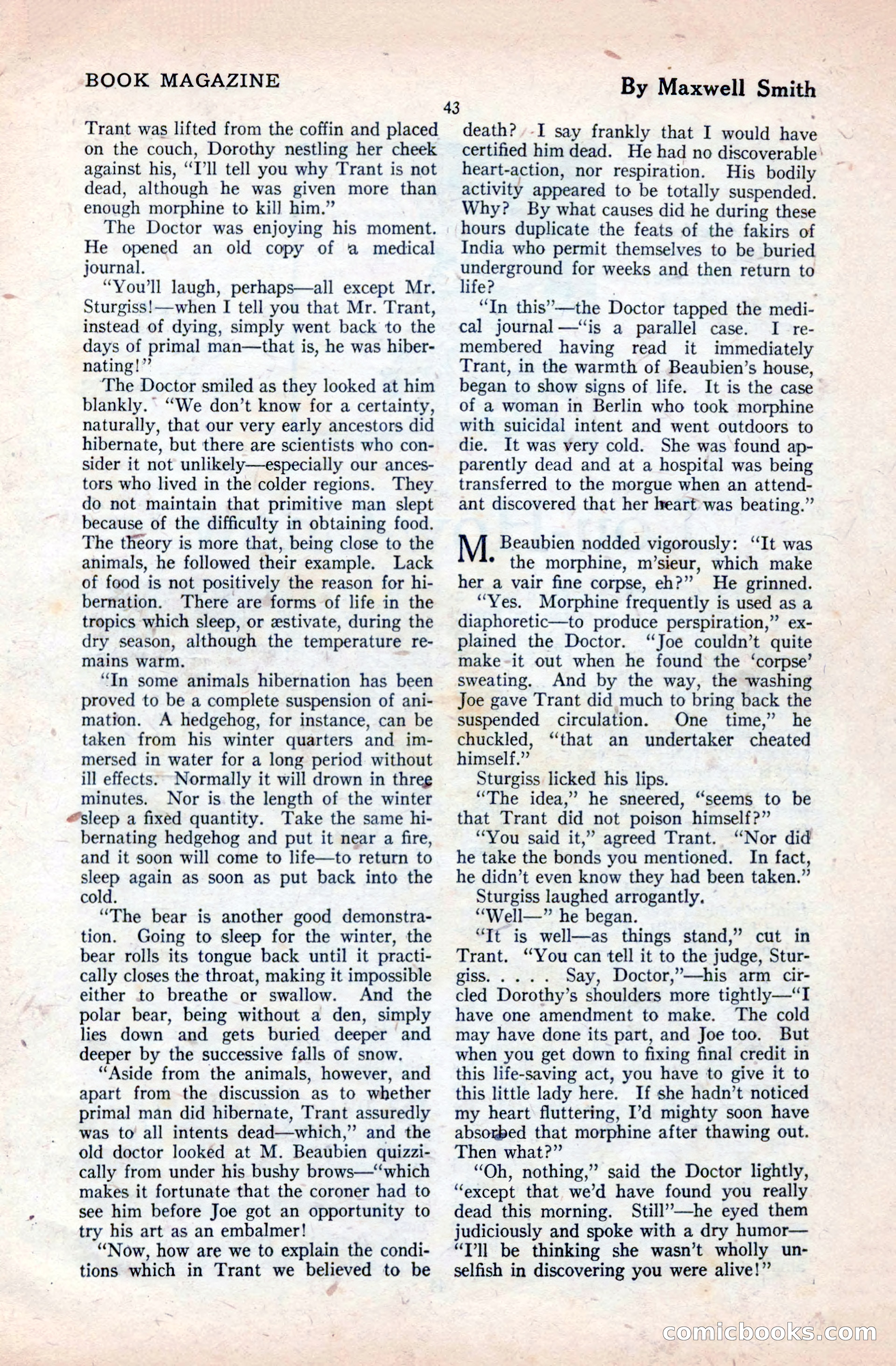 The Blue Book Magazine, April 1921 — page 43 of 202