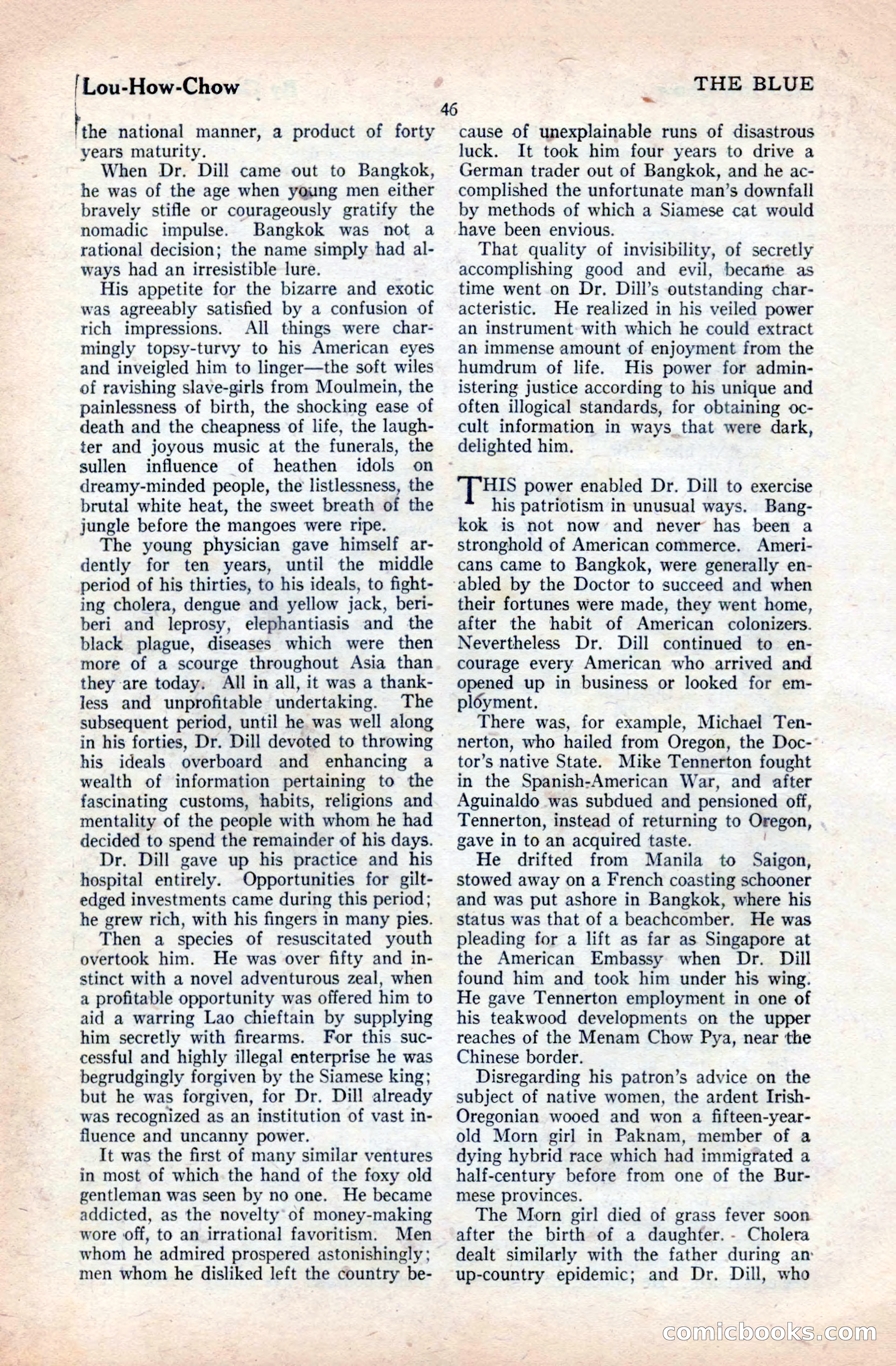 The Blue Book Magazine, April 1921 — page 46 of 202