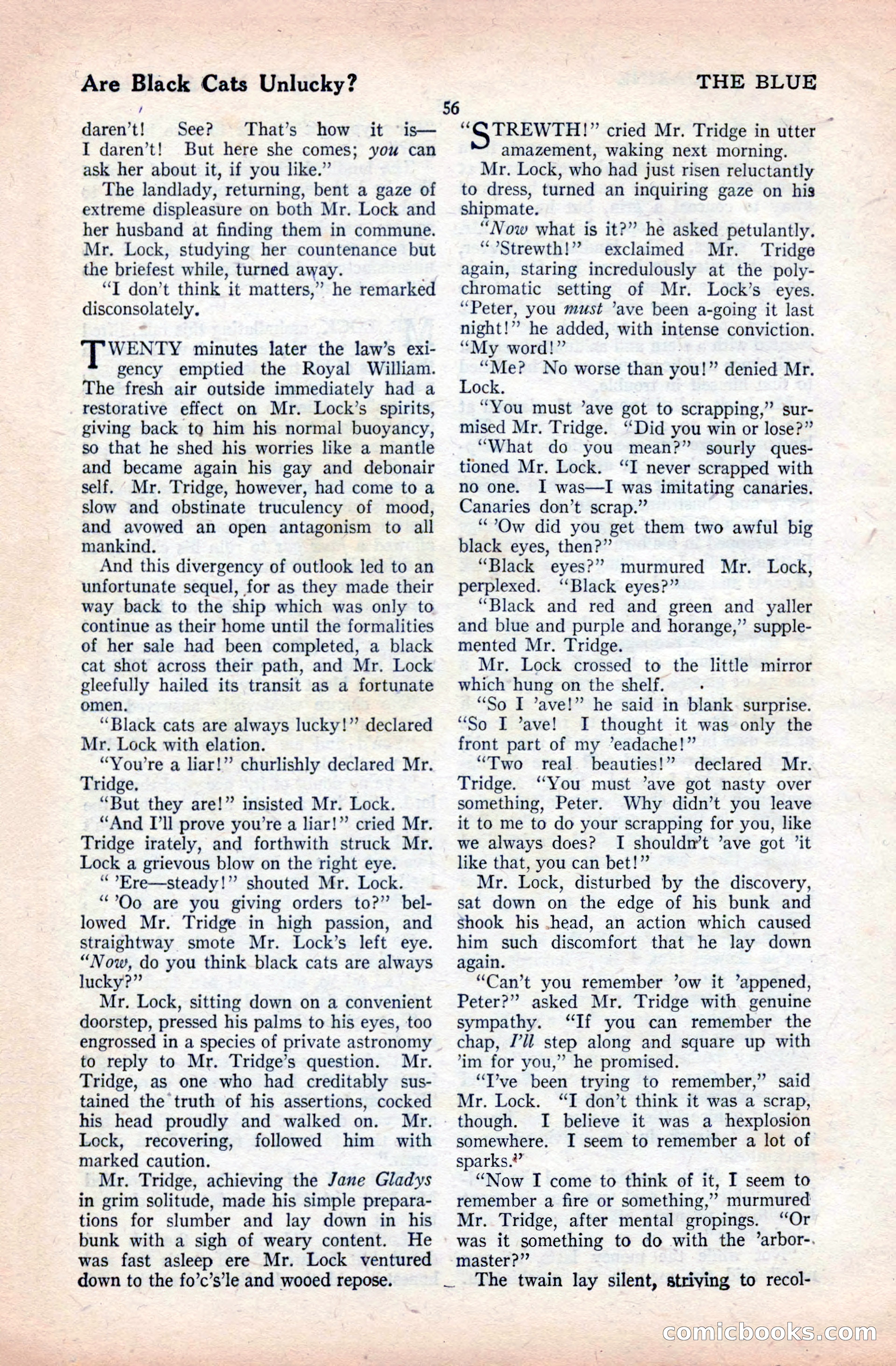 The Blue Book Magazine, April 1921 — page 56 of 202