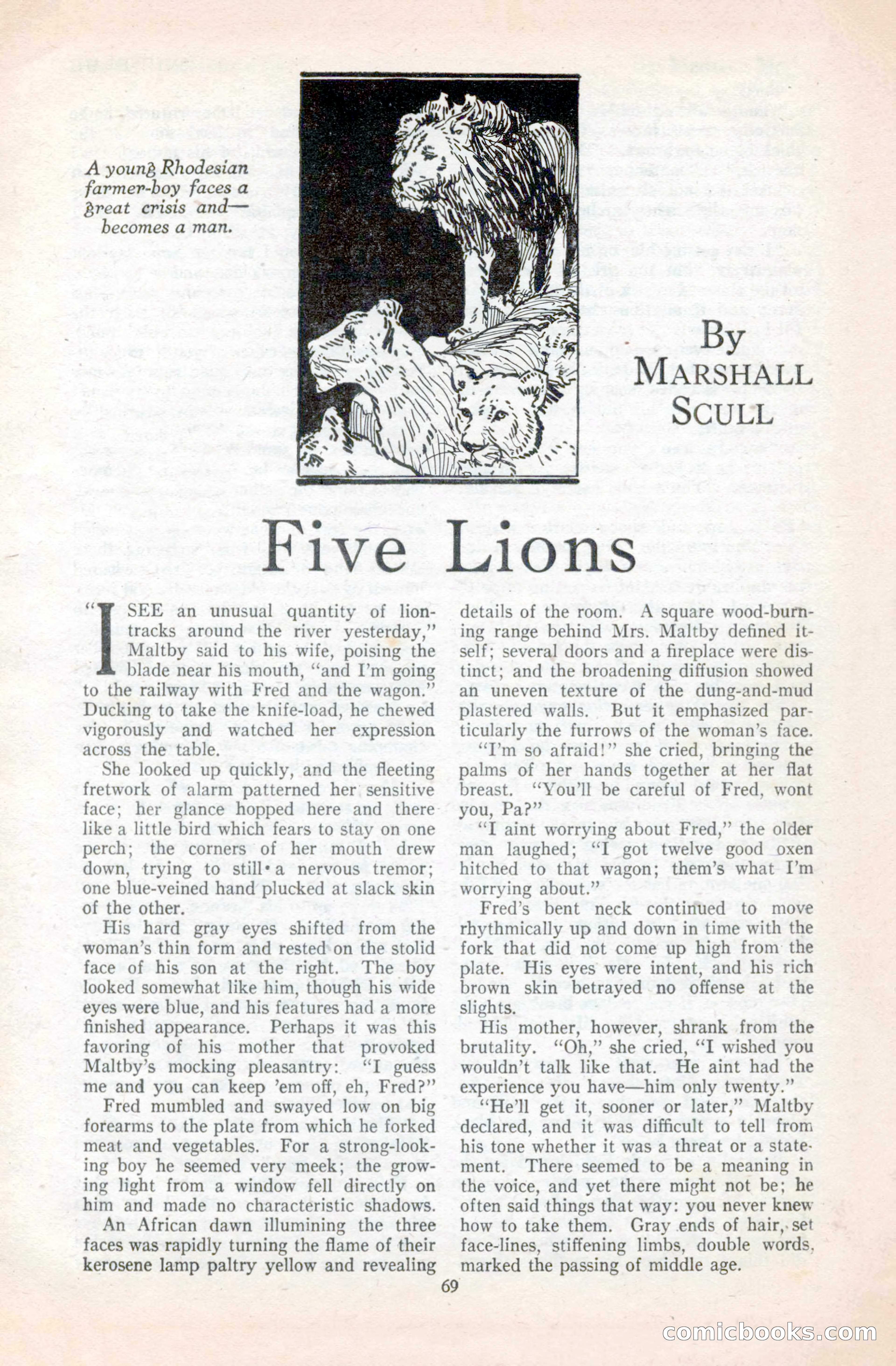 The Blue Book Magazine, April 1921 — page 69 of 202