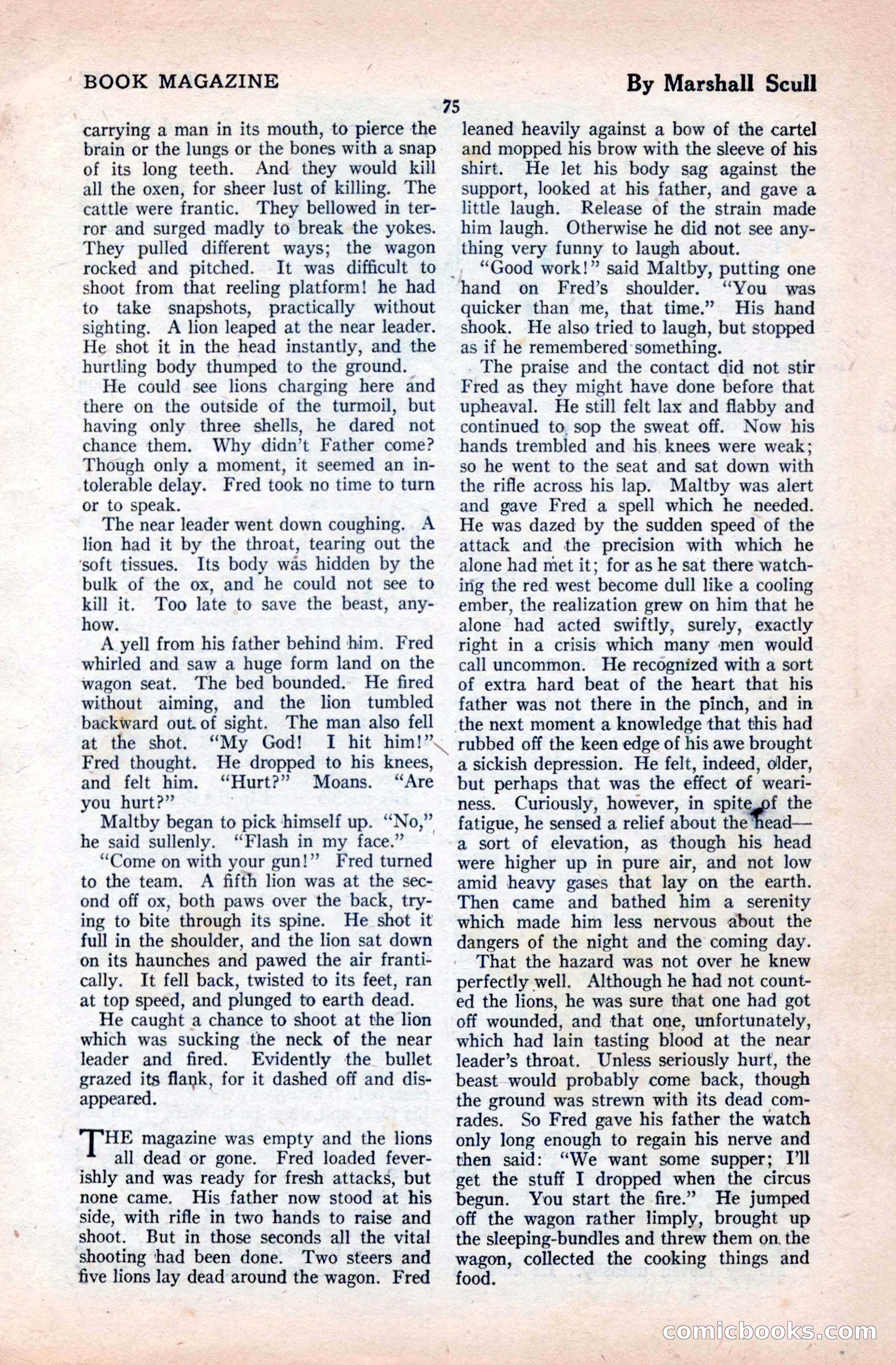 The Blue Book Magazine, April 1921 — page 75 of 202