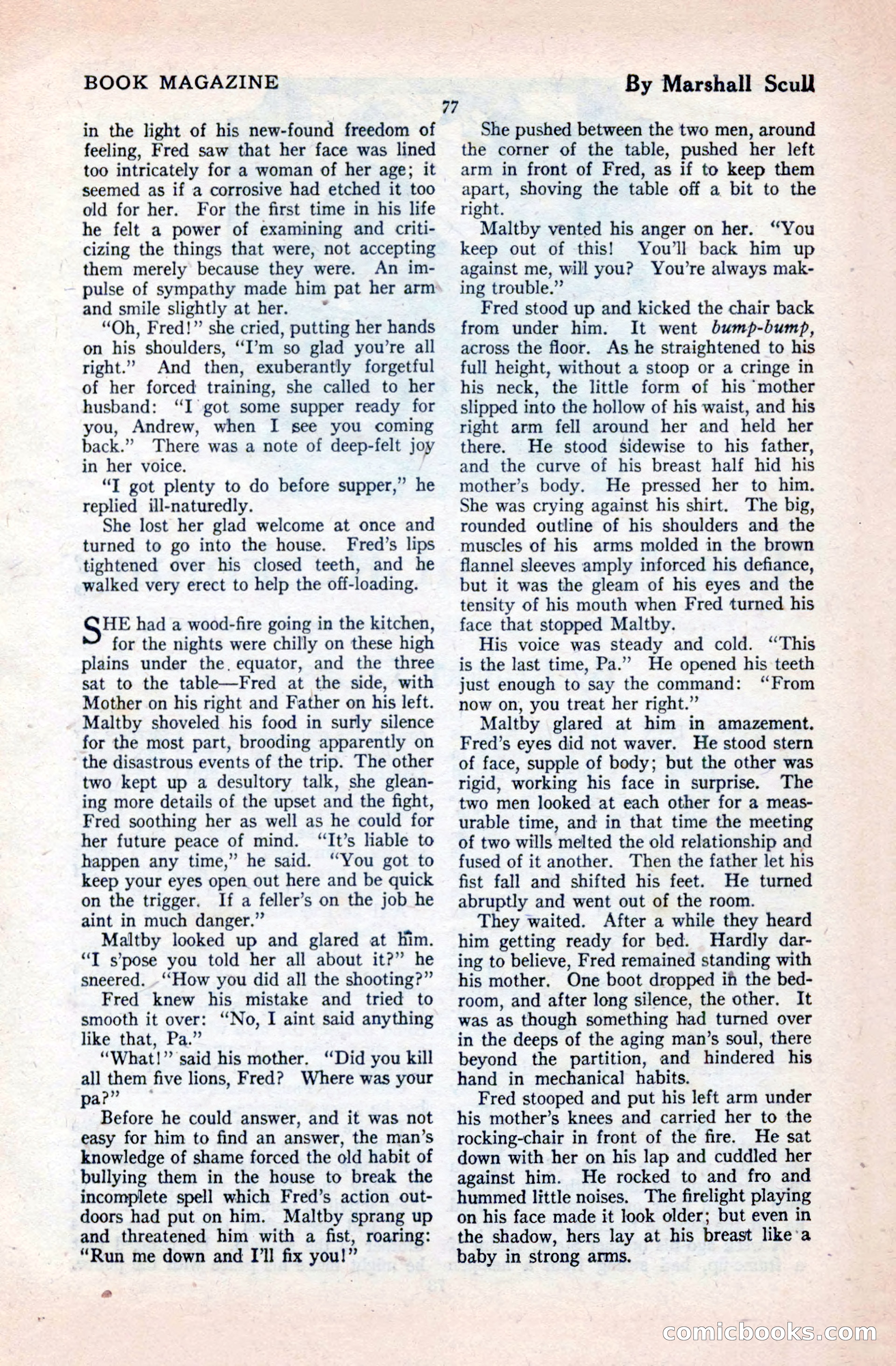 The Blue Book Magazine, April 1921 — page 77 of 202