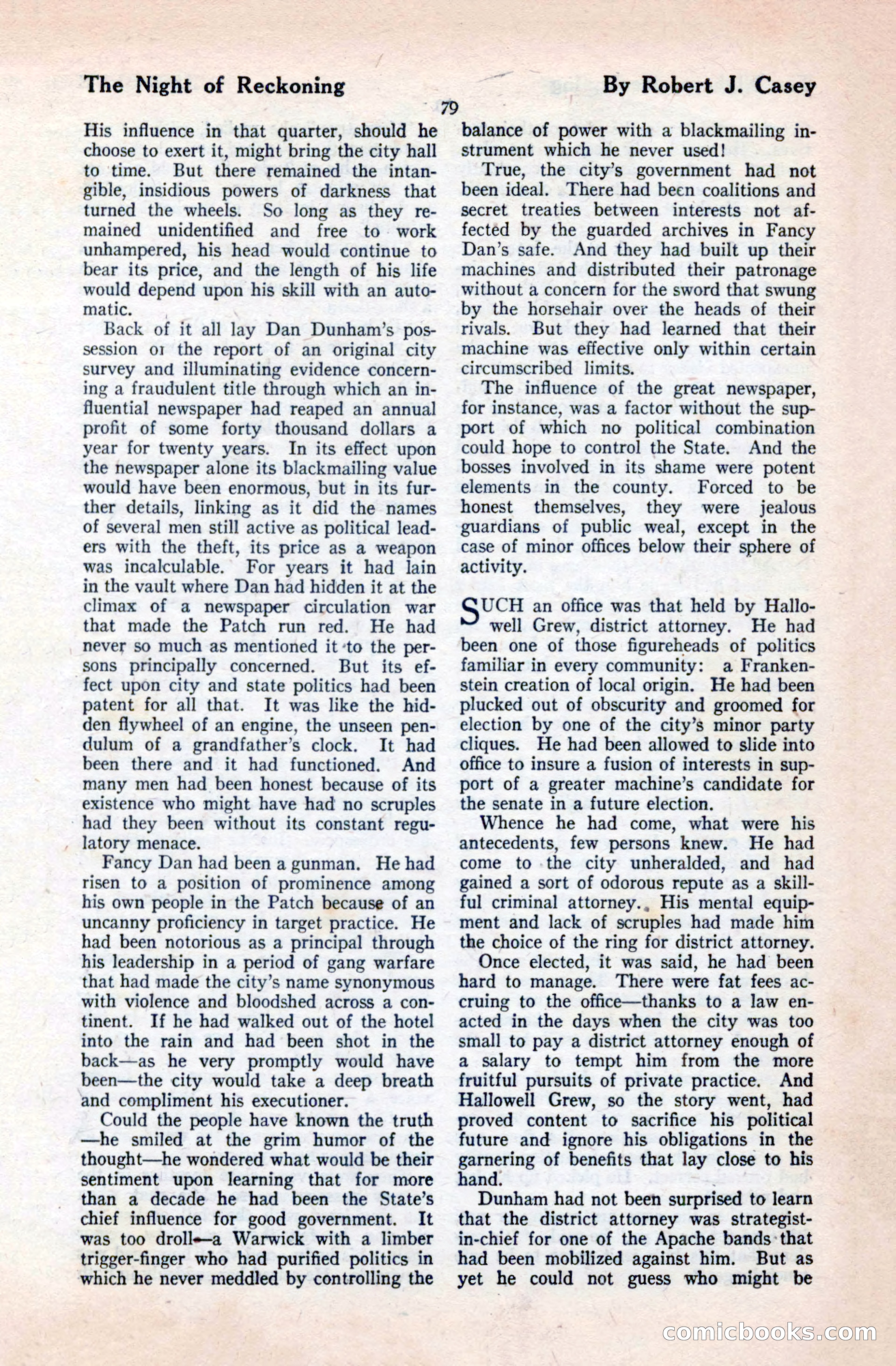 The Blue Book Magazine, April 1921 — page 79 of 202