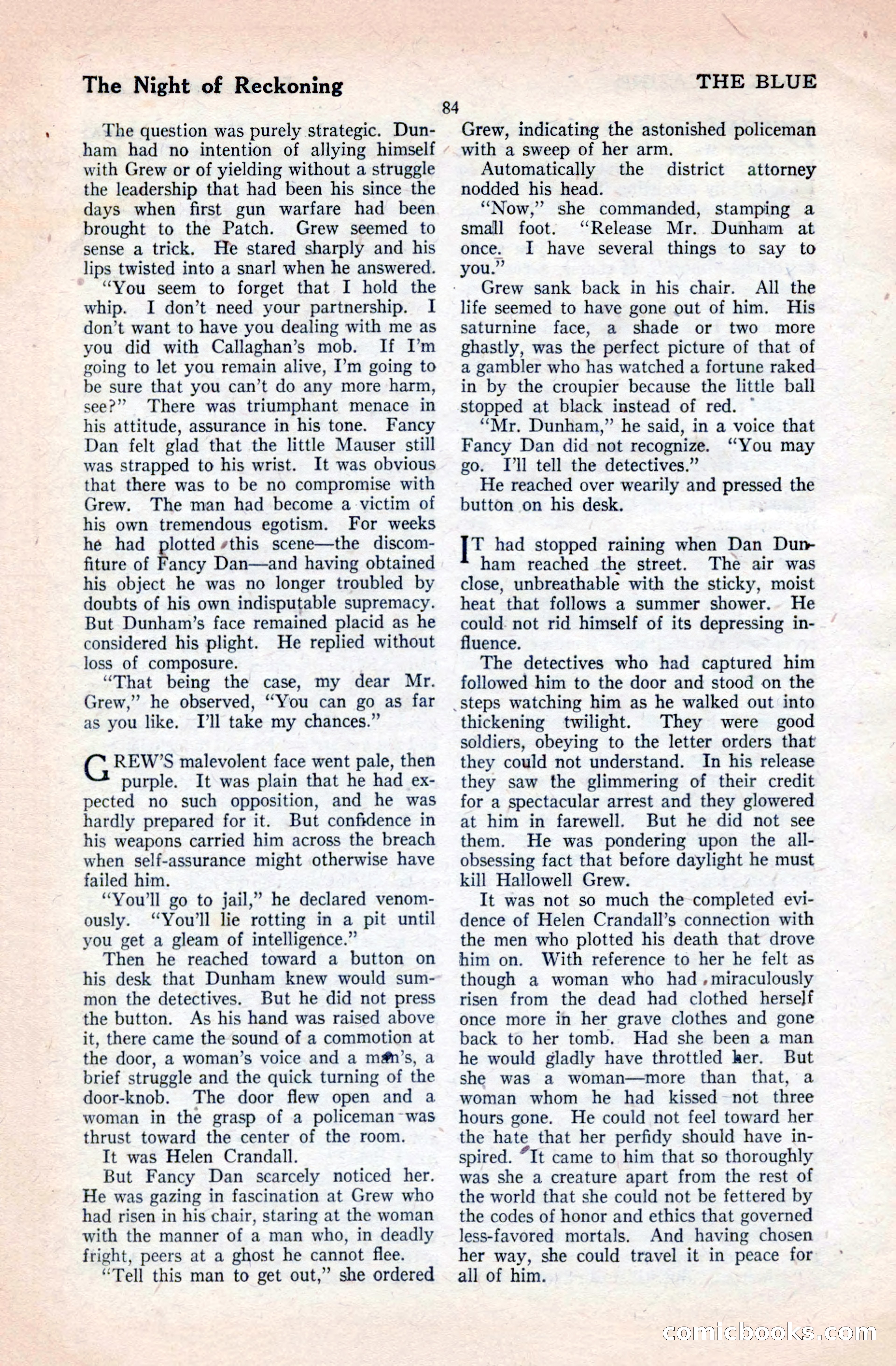 The Blue Book Magazine, April 1921 — page 84 of 202