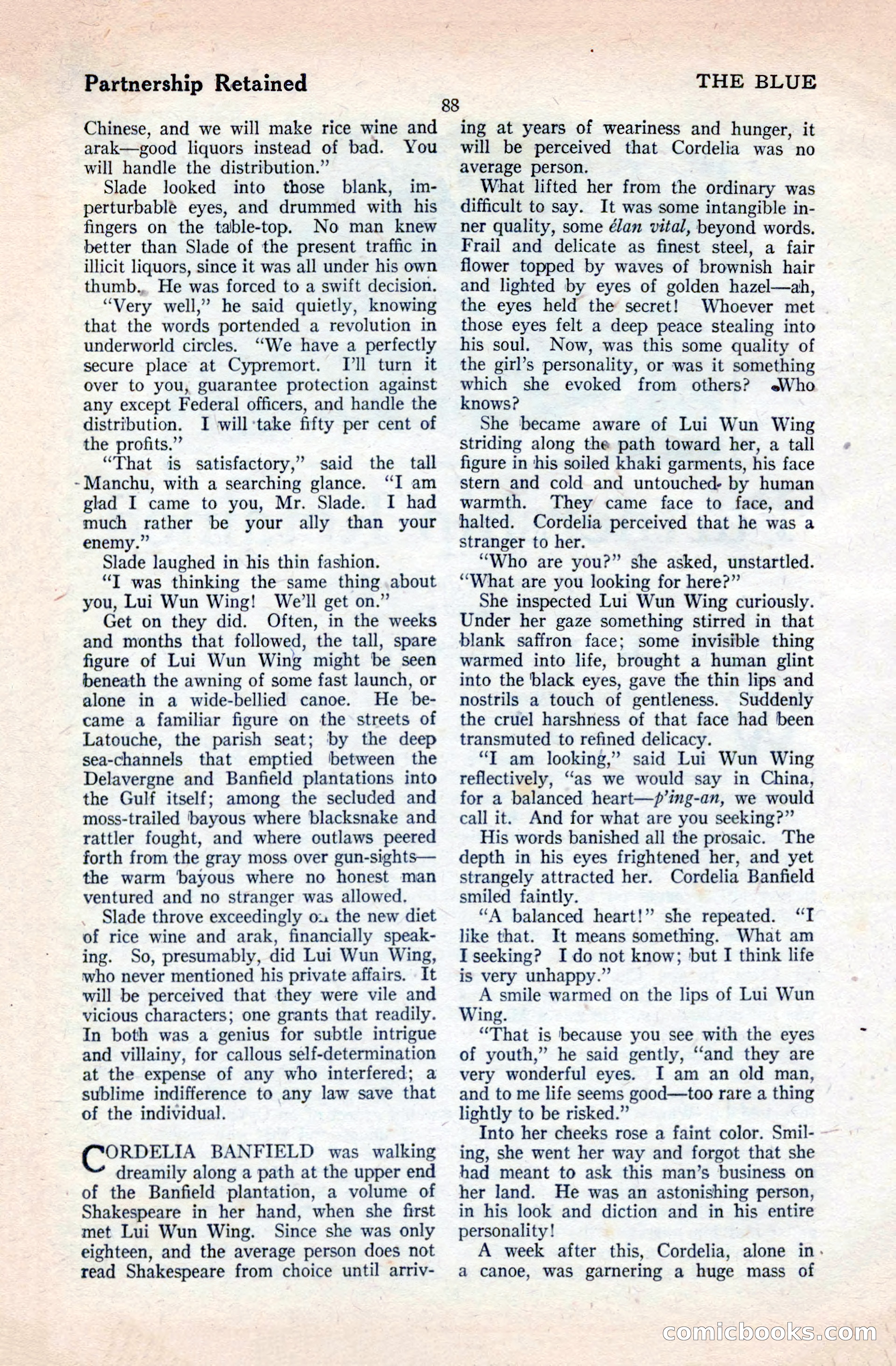 The Blue Book Magazine, April 1921 — page 88 of 202