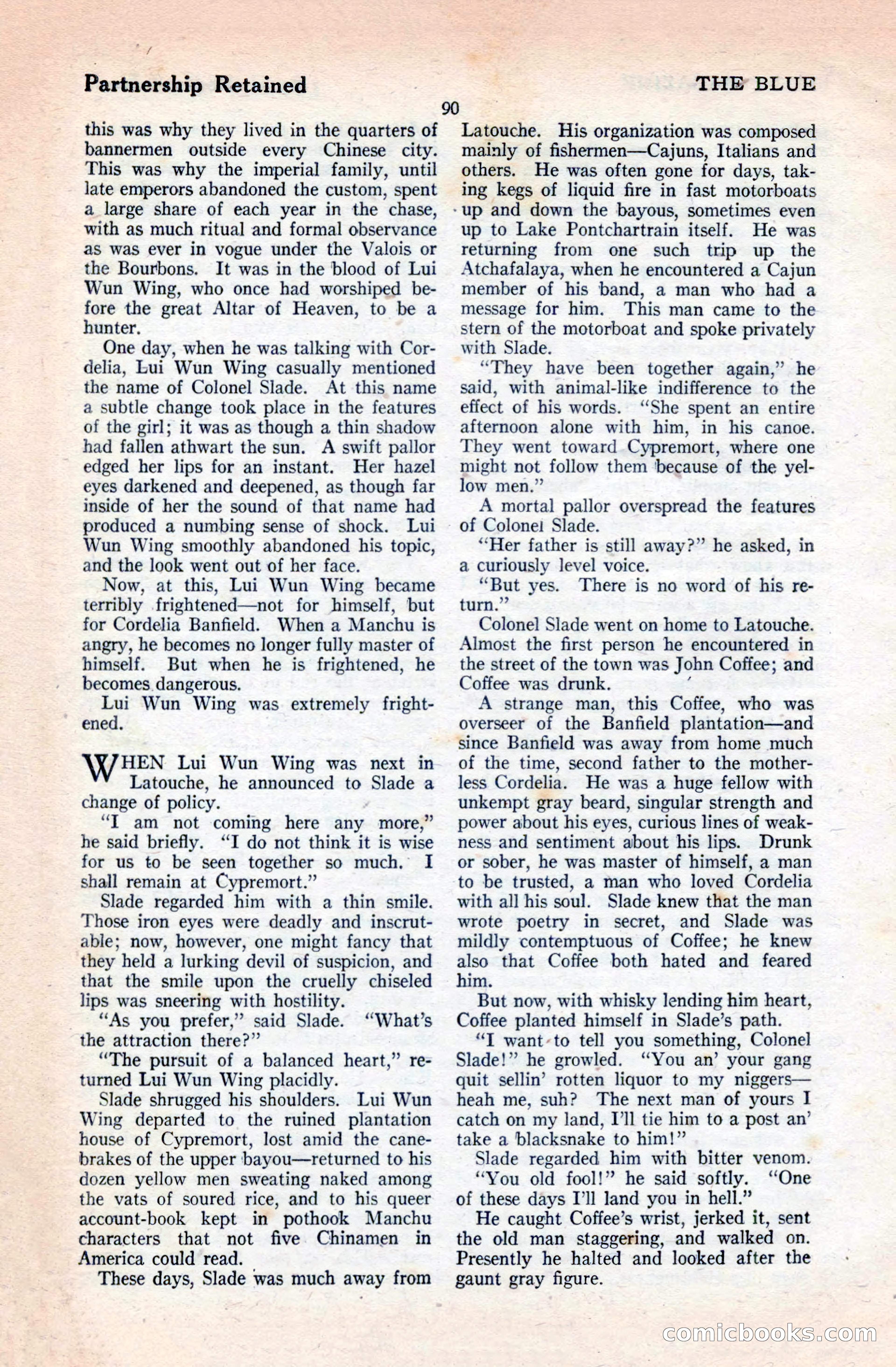 The Blue Book Magazine, April 1921 — page 90 of 202