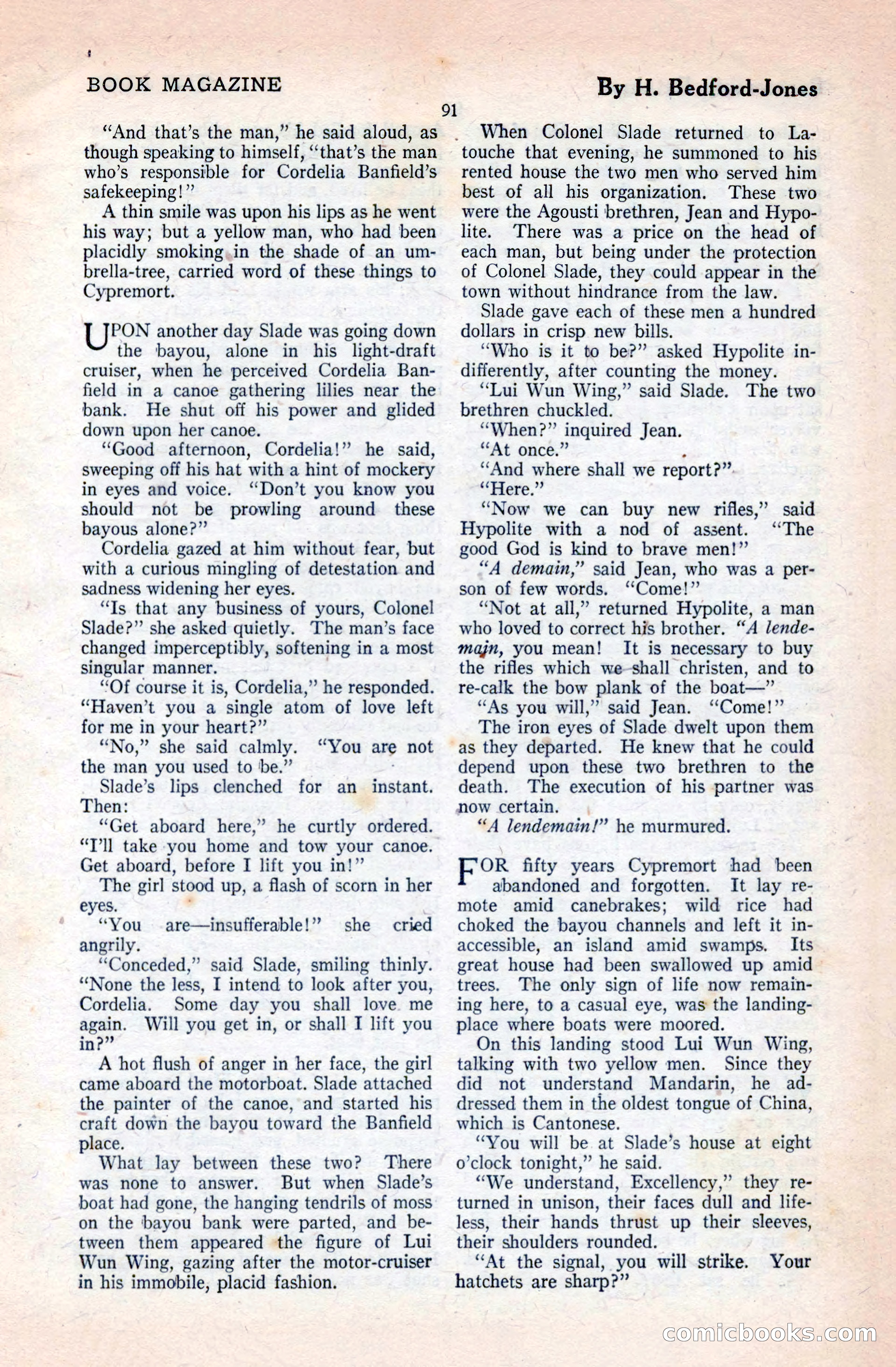 The Blue Book Magazine, April 1921 — page 91 of 202