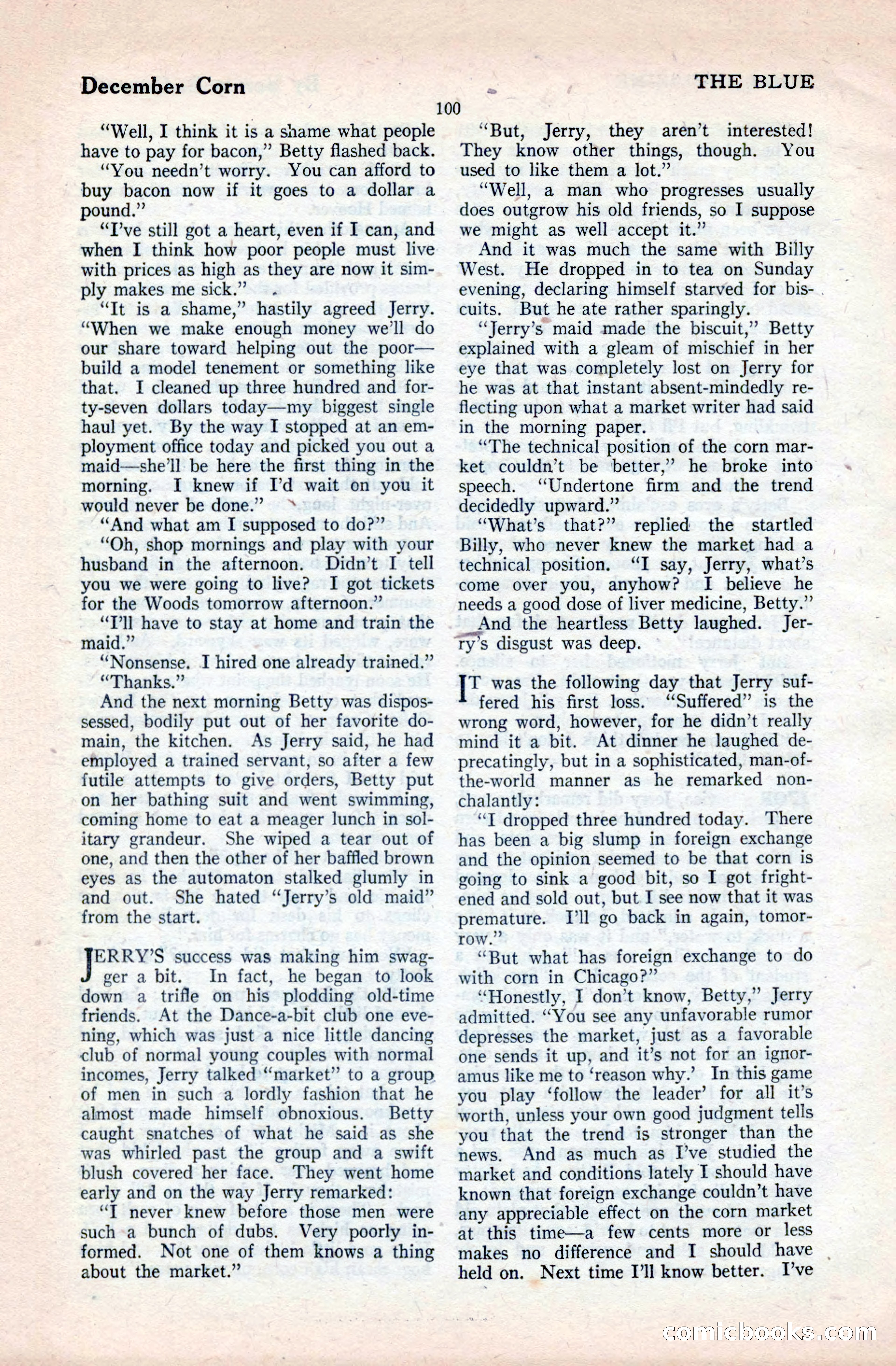 The Blue Book Magazine, April 1921 — page 100 of 202