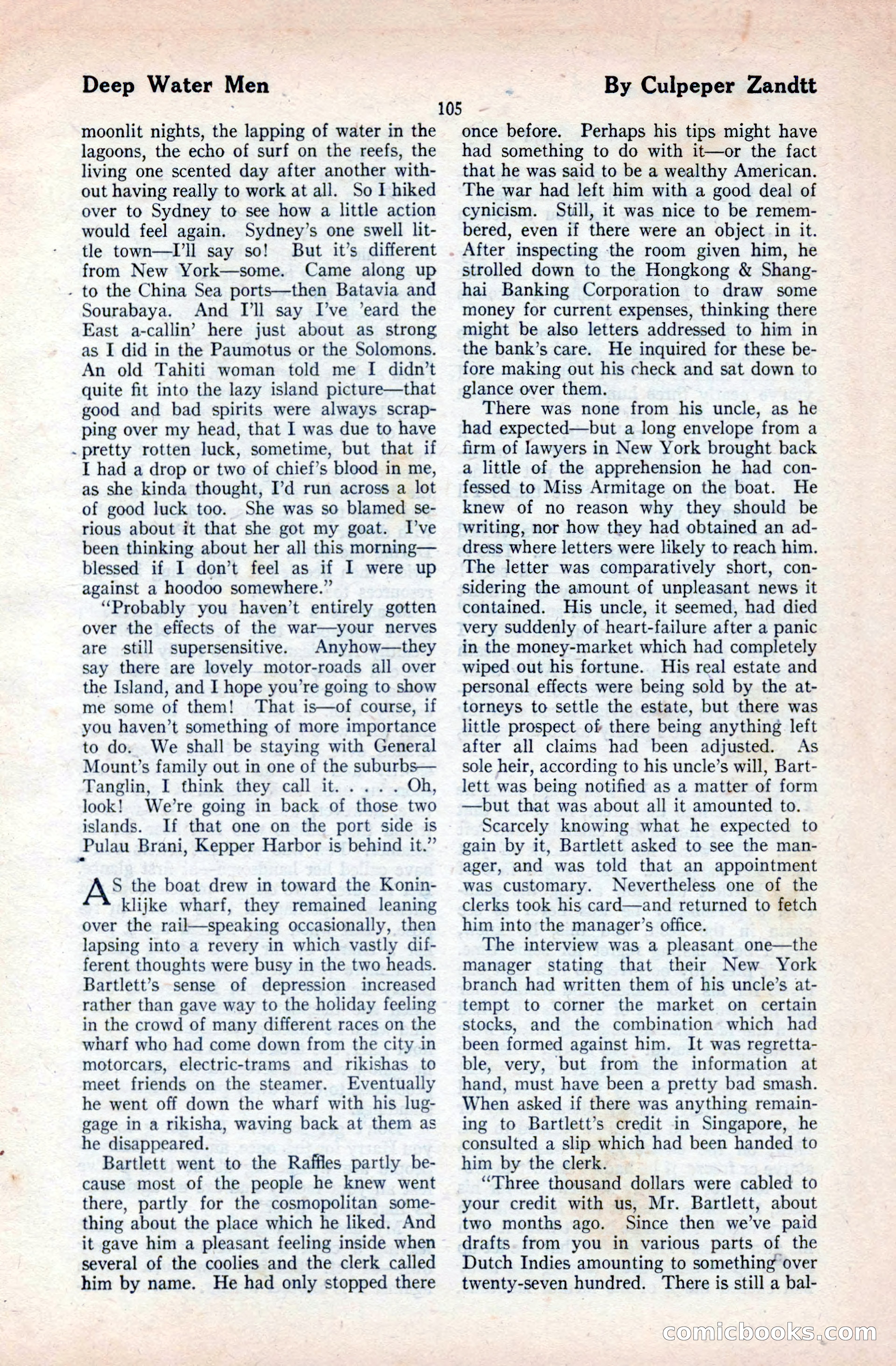The Blue Book Magazine, April 1921 — page 105 of 202
