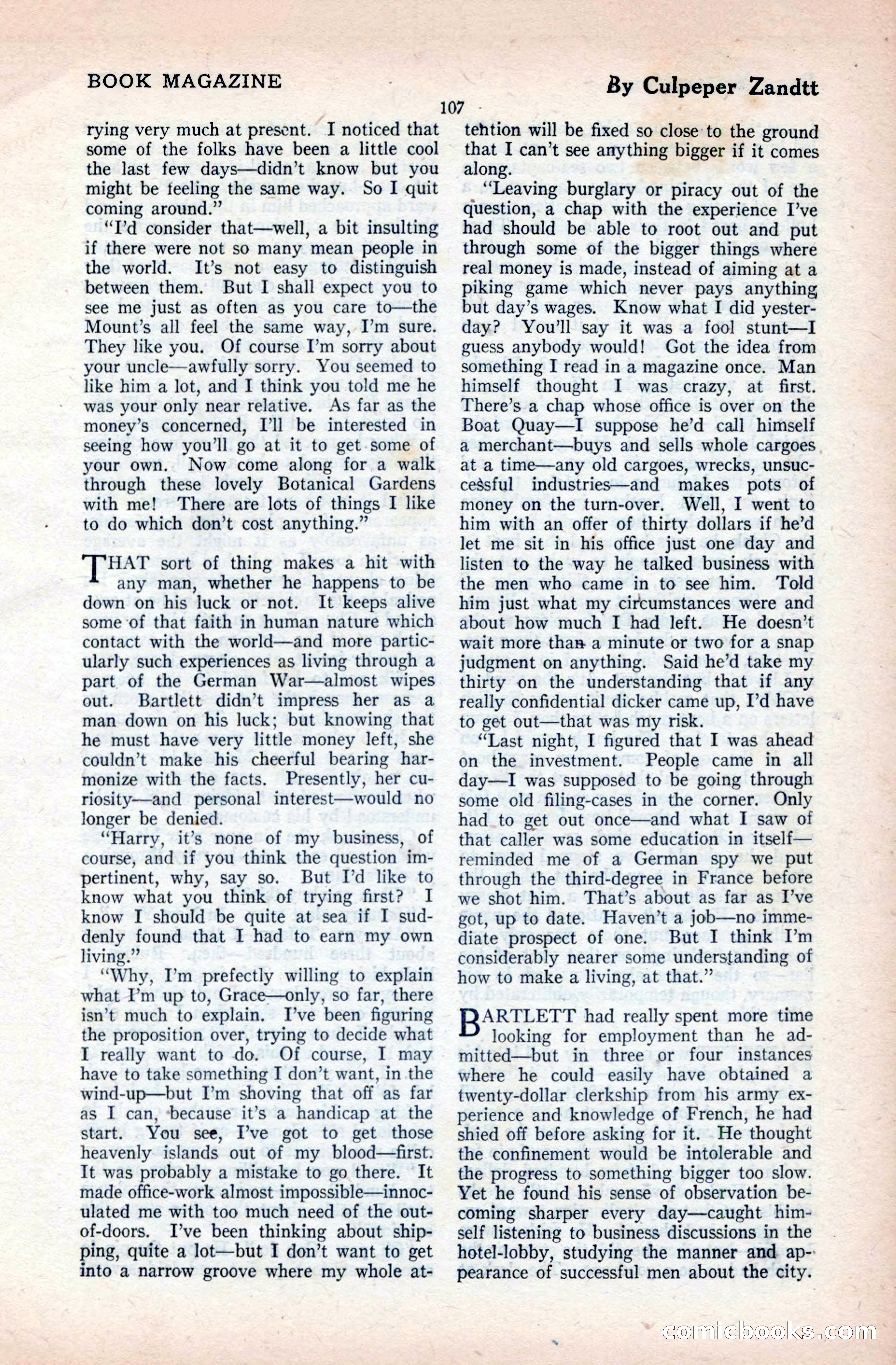 The Blue Book Magazine, April 1921 — page 107 of 202