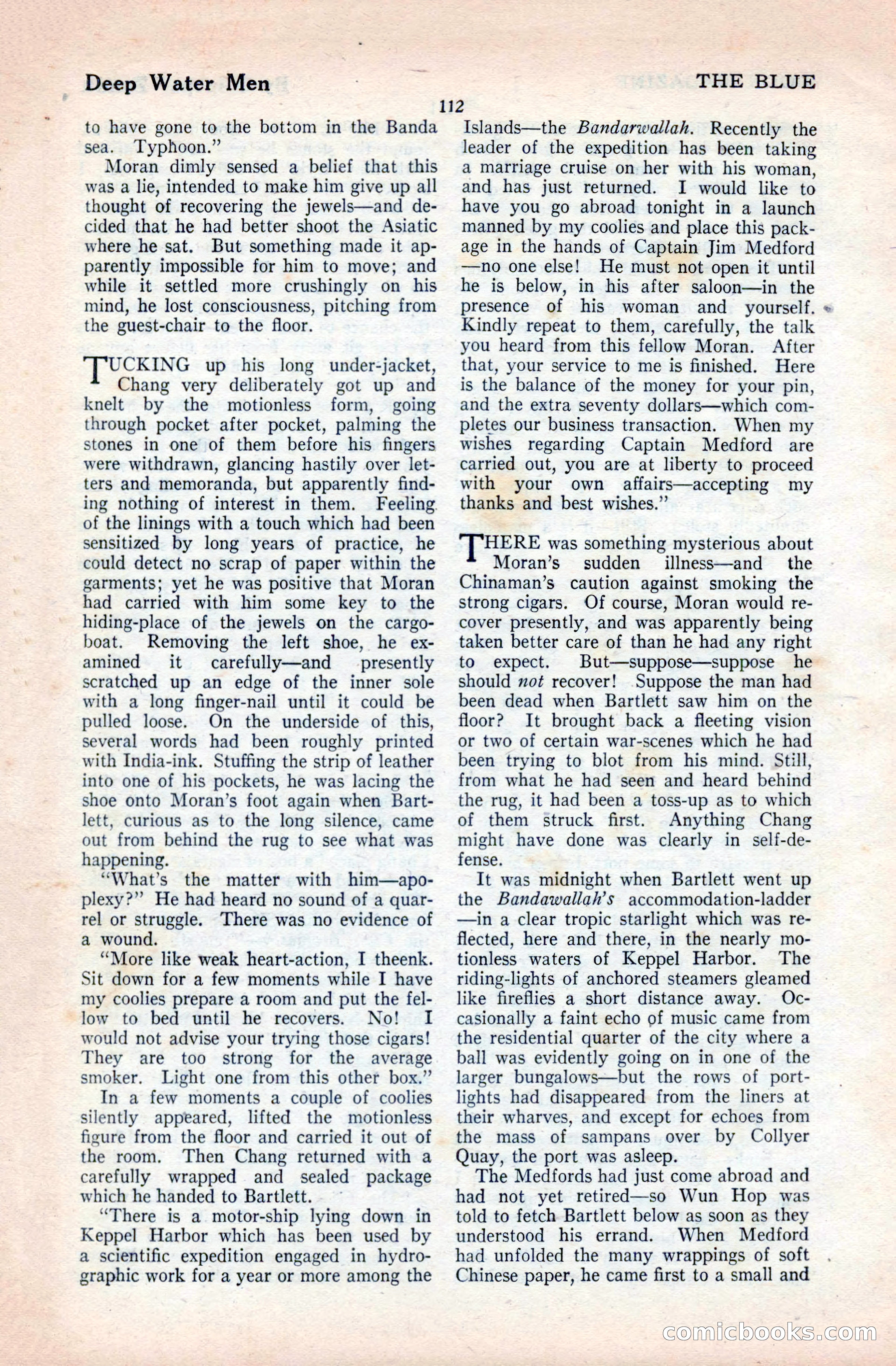 The Blue Book Magazine, April 1921 — page 112 of 202
