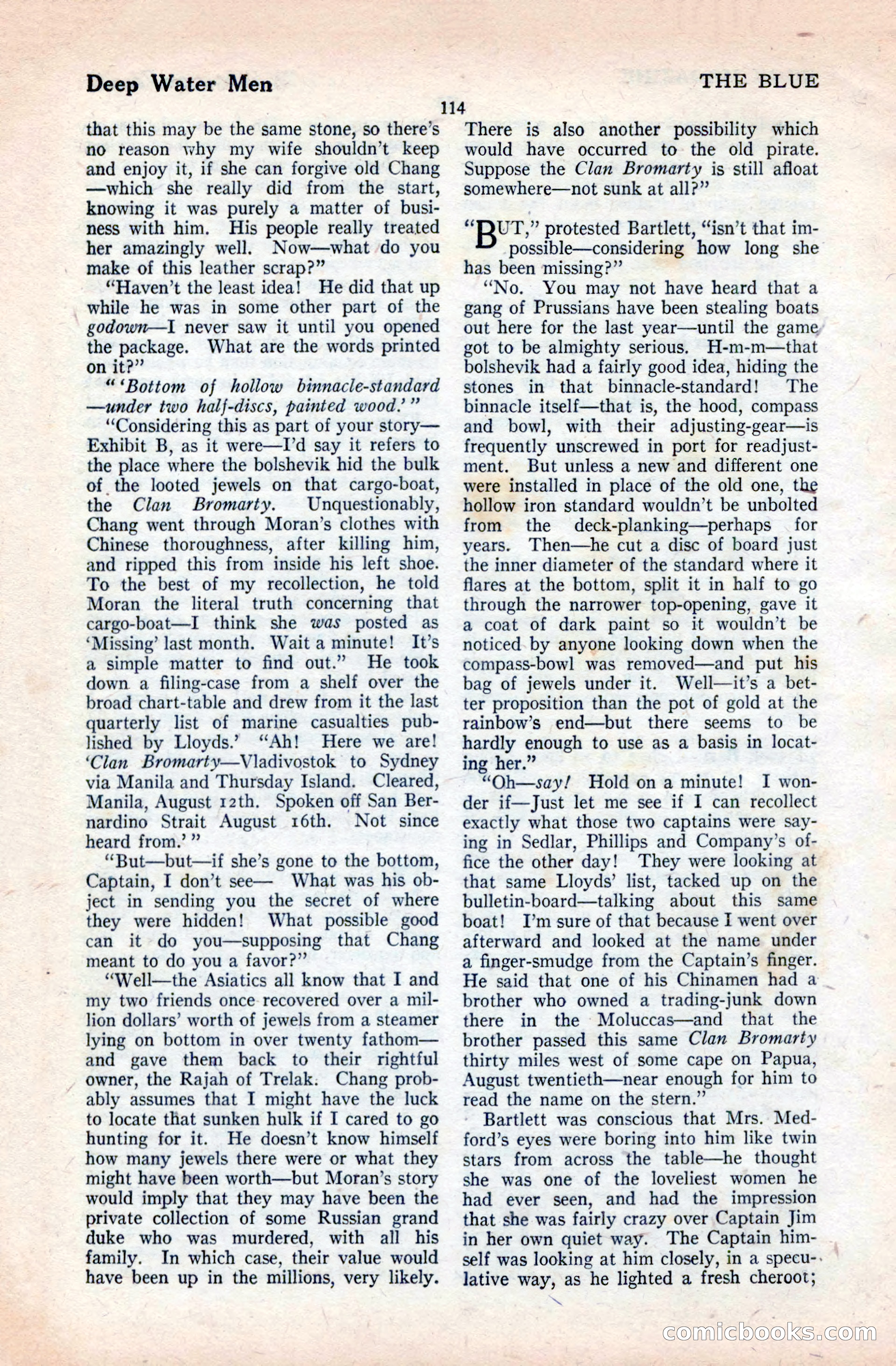 The Blue Book Magazine, April 1921 — page 114 of 202
