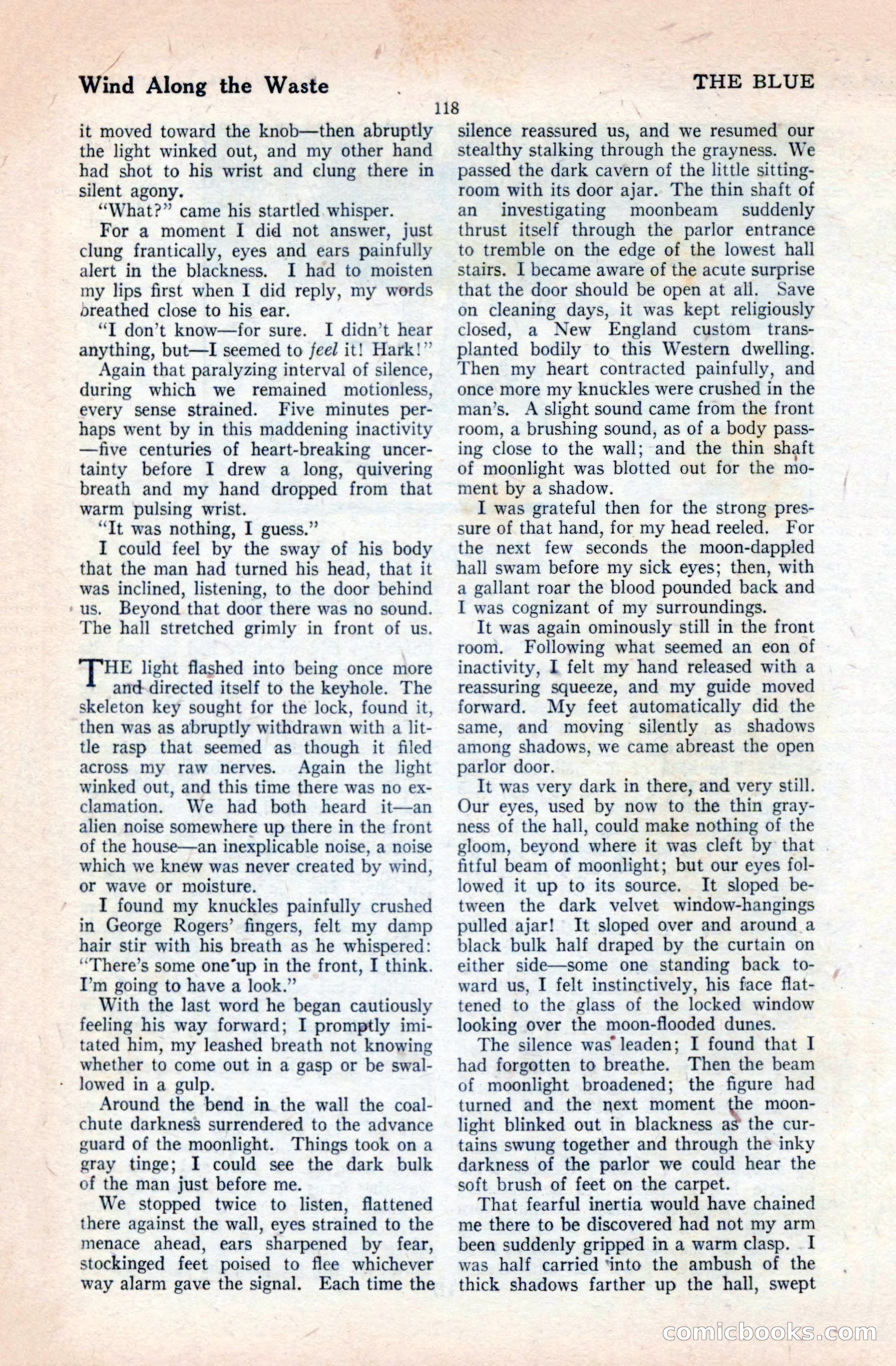 The Blue Book Magazine, April 1921 — page 118 of 202