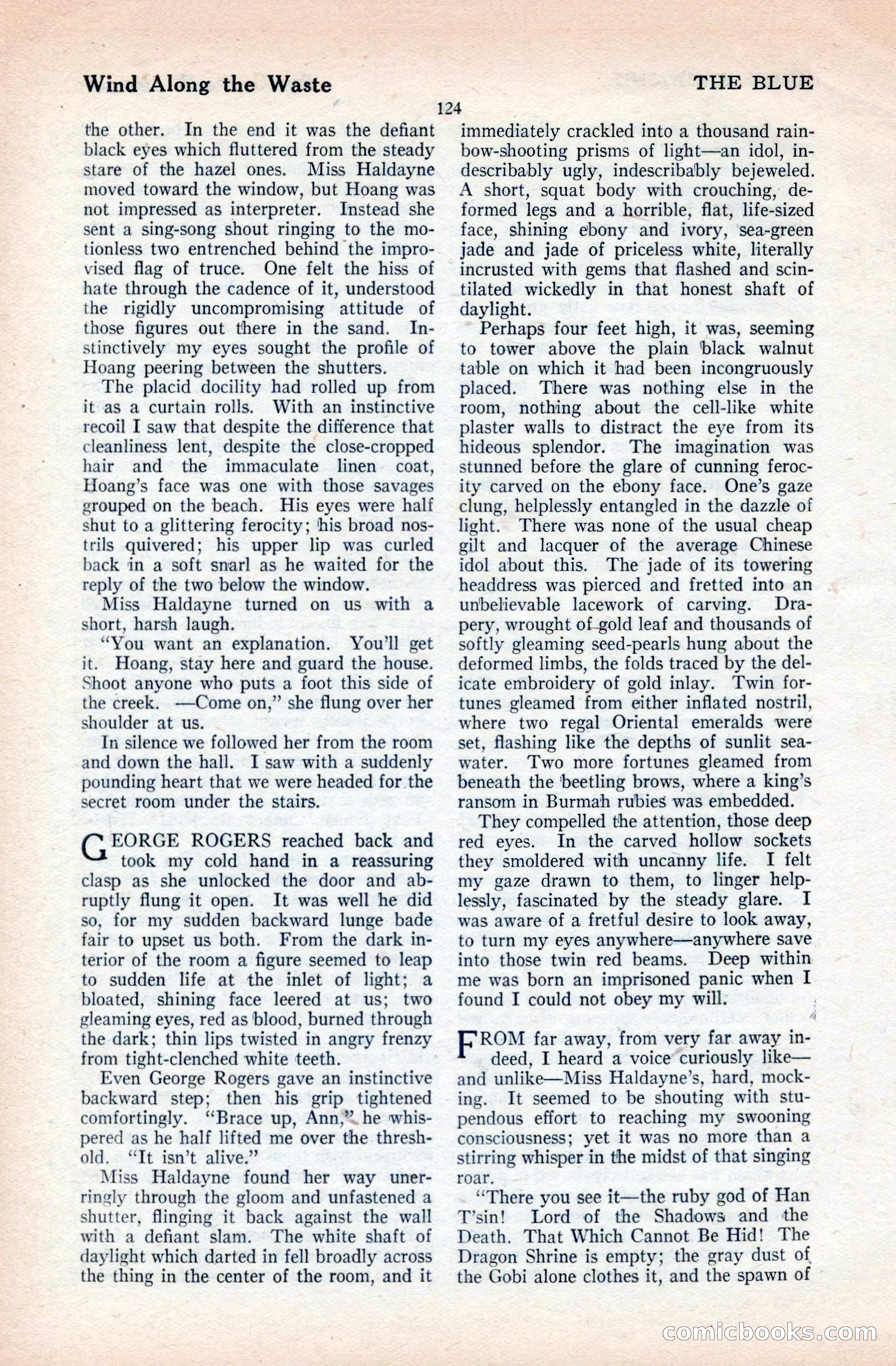 The Blue Book Magazine, April 1921 — page 124 of 202