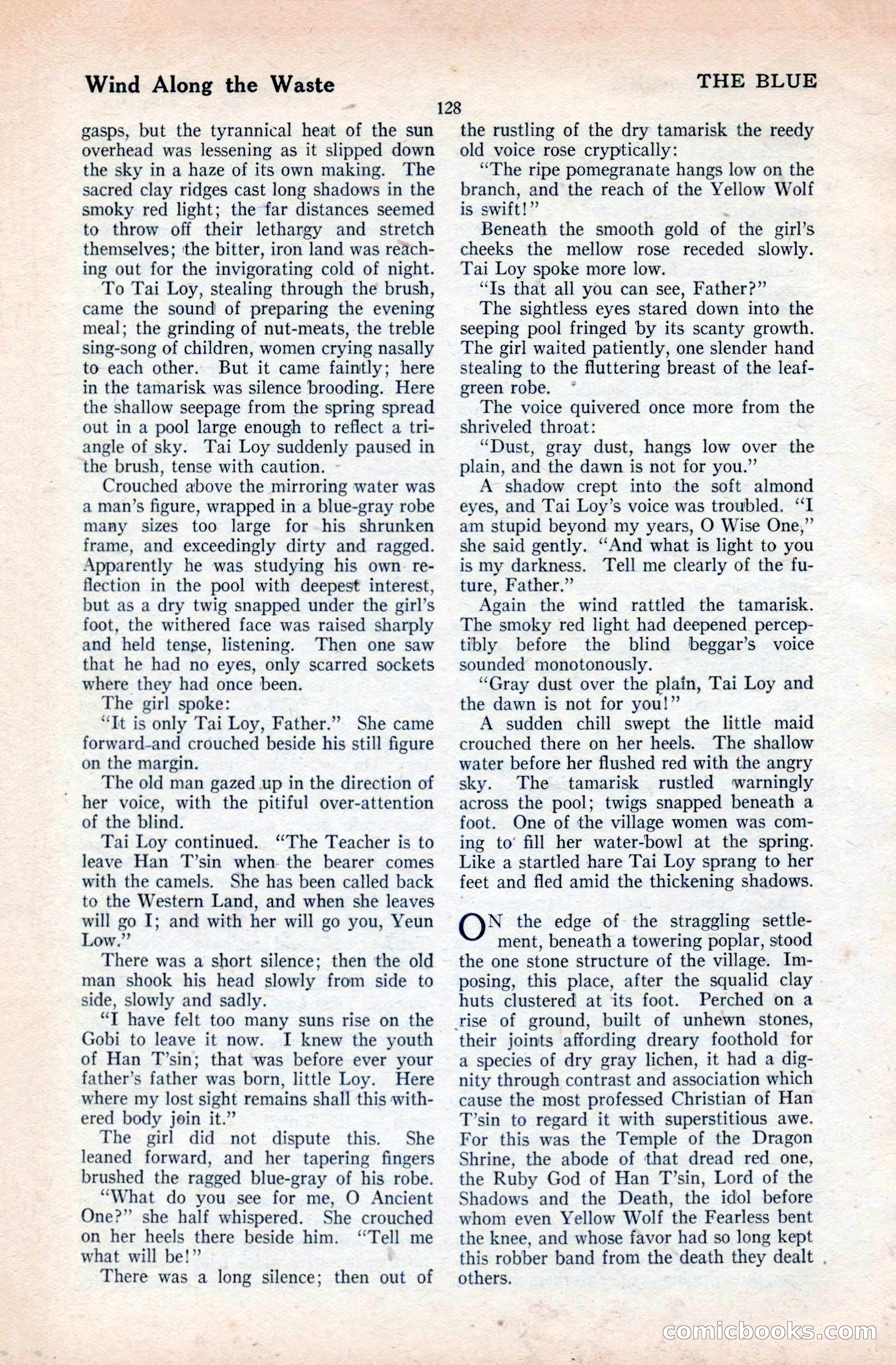 The Blue Book Magazine, April 1921 — page 128 of 202