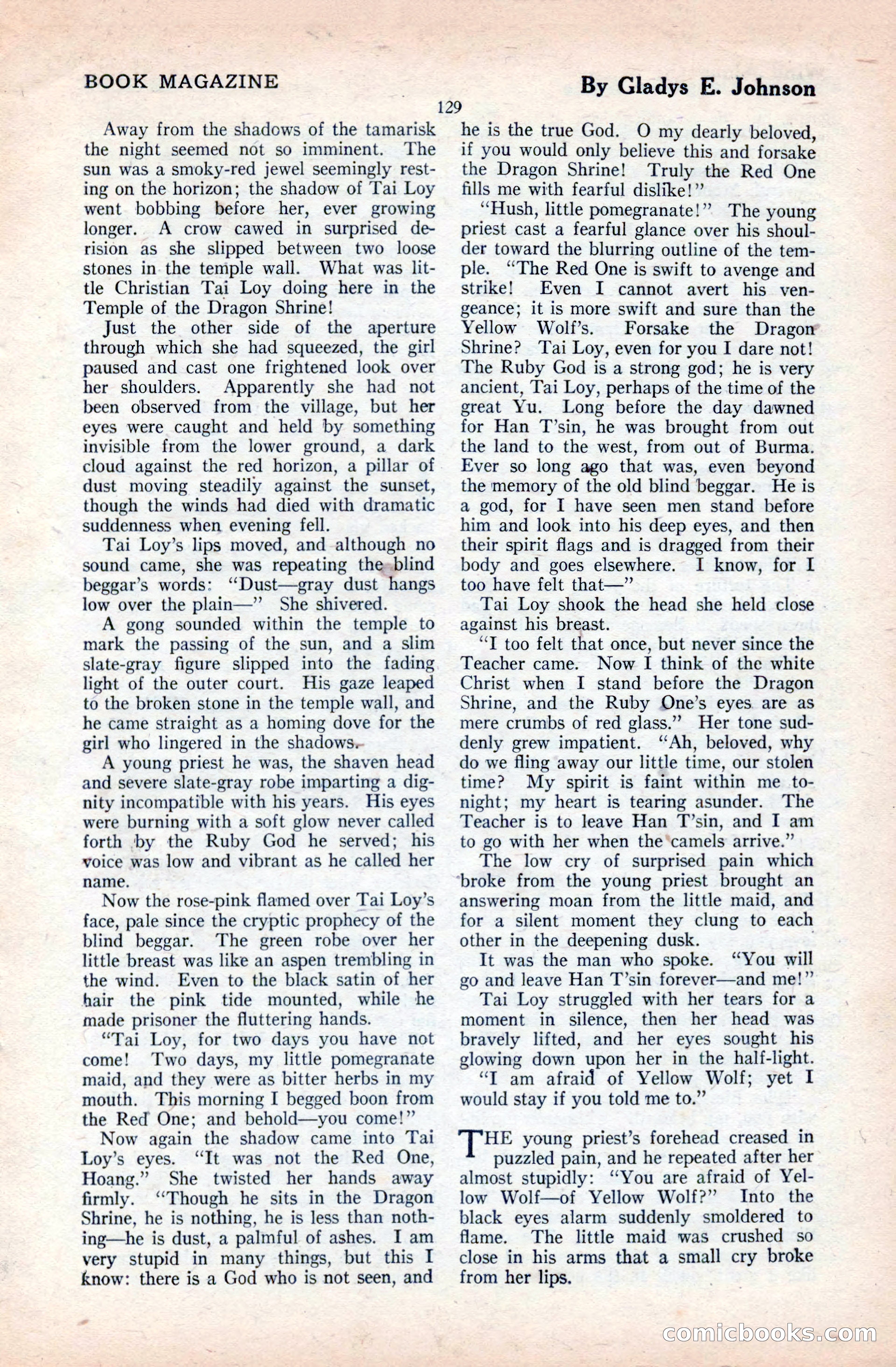 The Blue Book Magazine, April 1921 — page 129 of 202