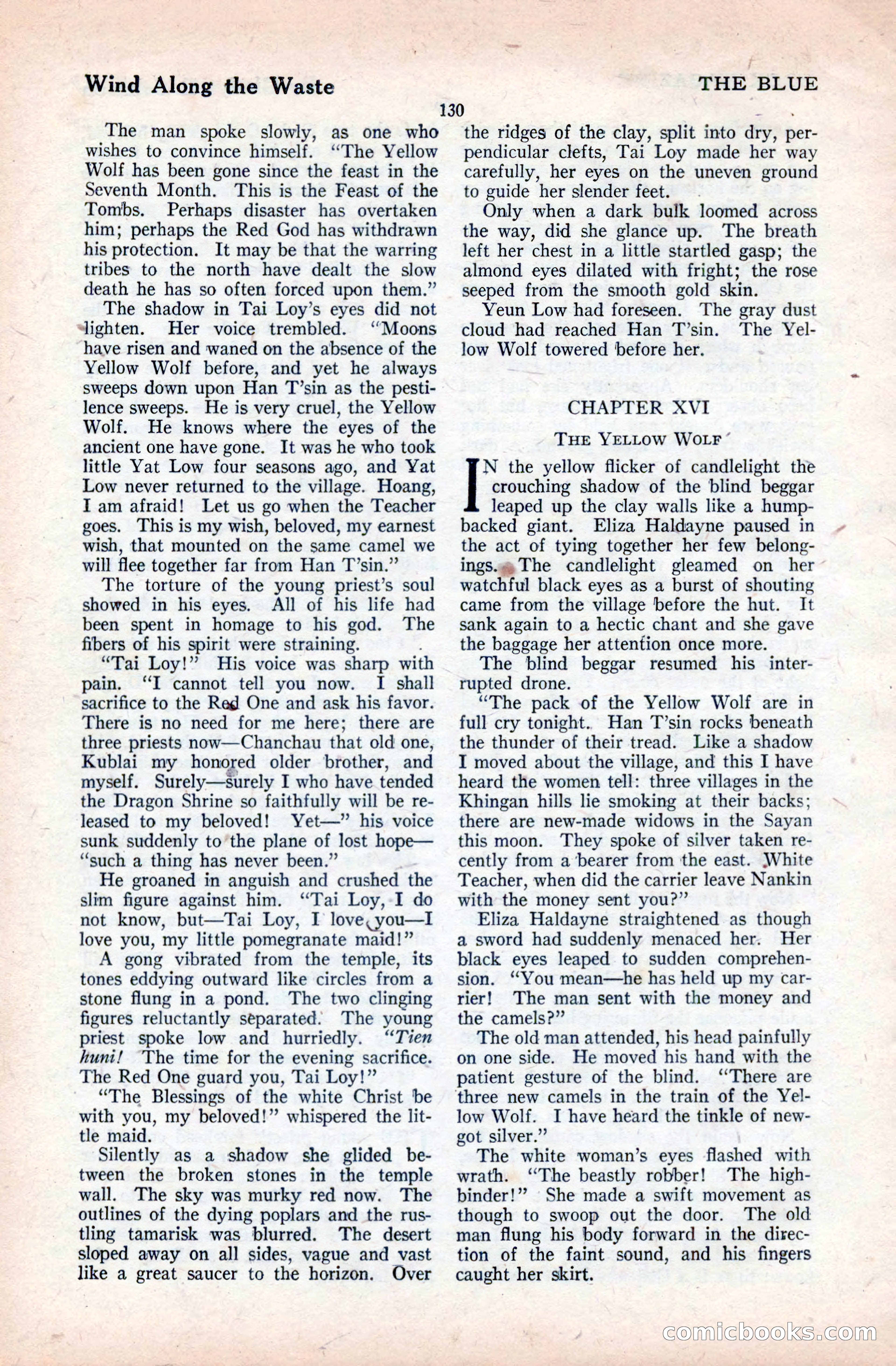 The Blue Book Magazine, April 1921 — page 130 of 202