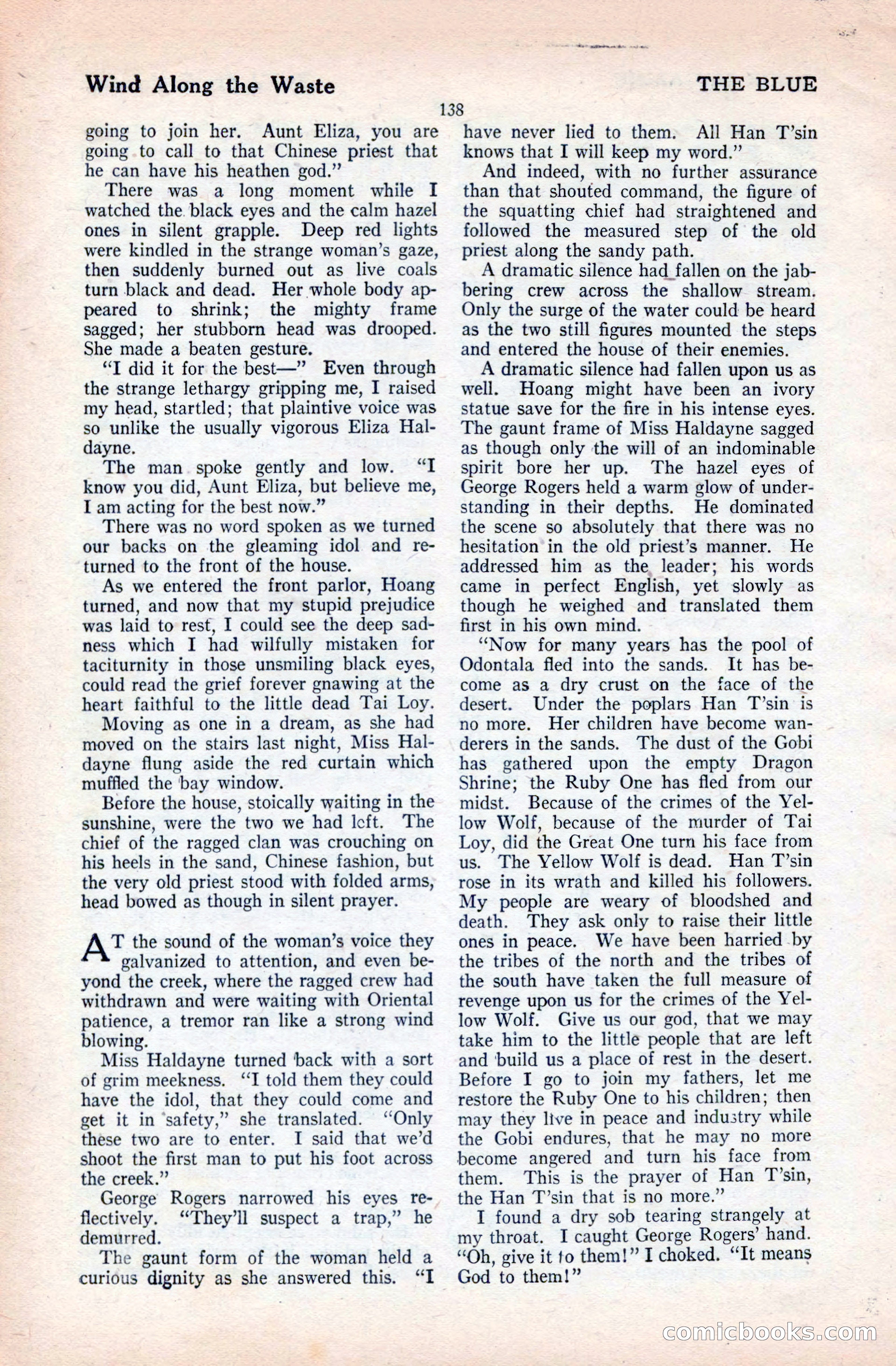 The Blue Book Magazine, April 1921 — page 138 of 202