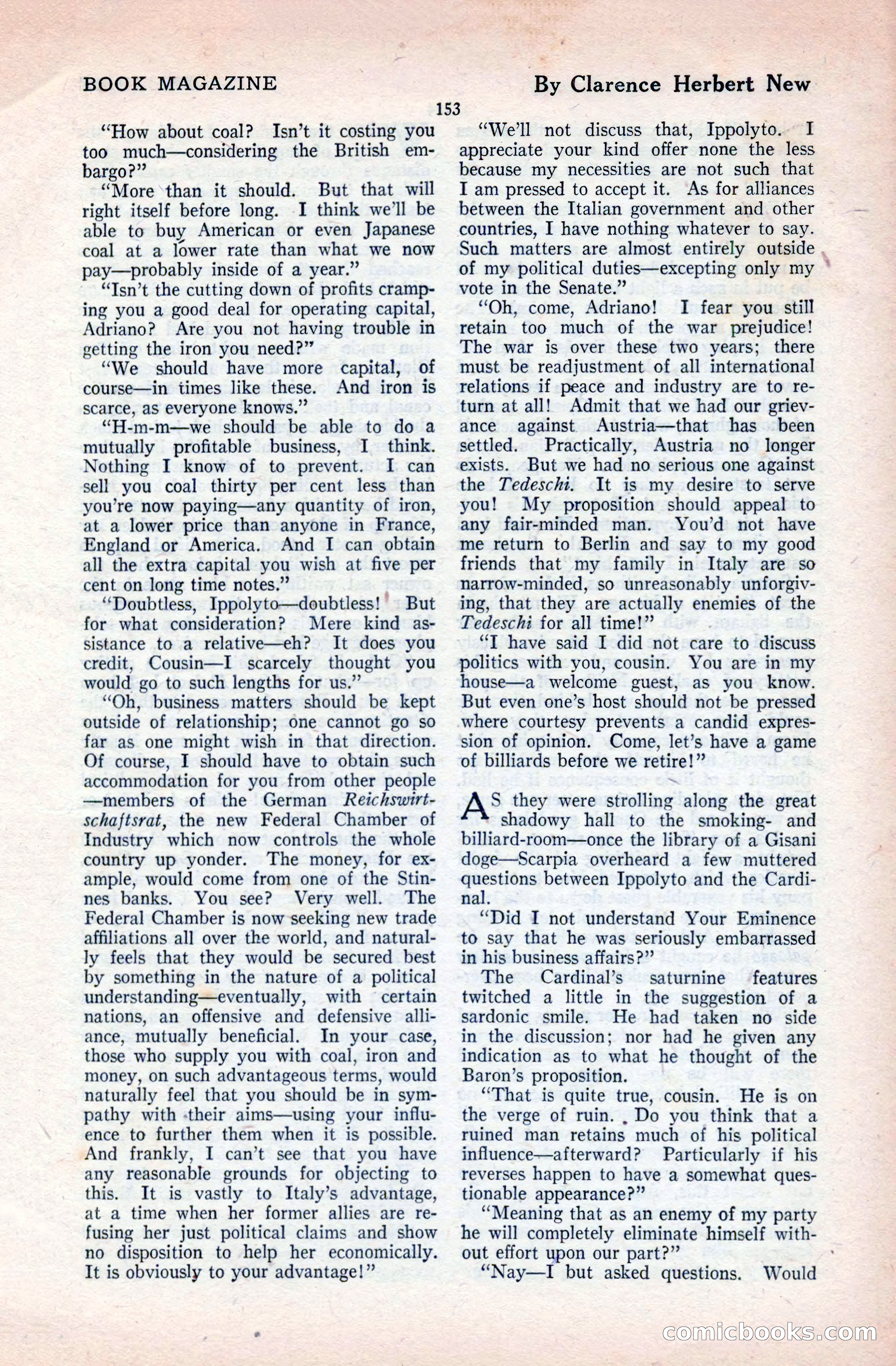 The Blue Book Magazine, April 1921 — page 153 of 202