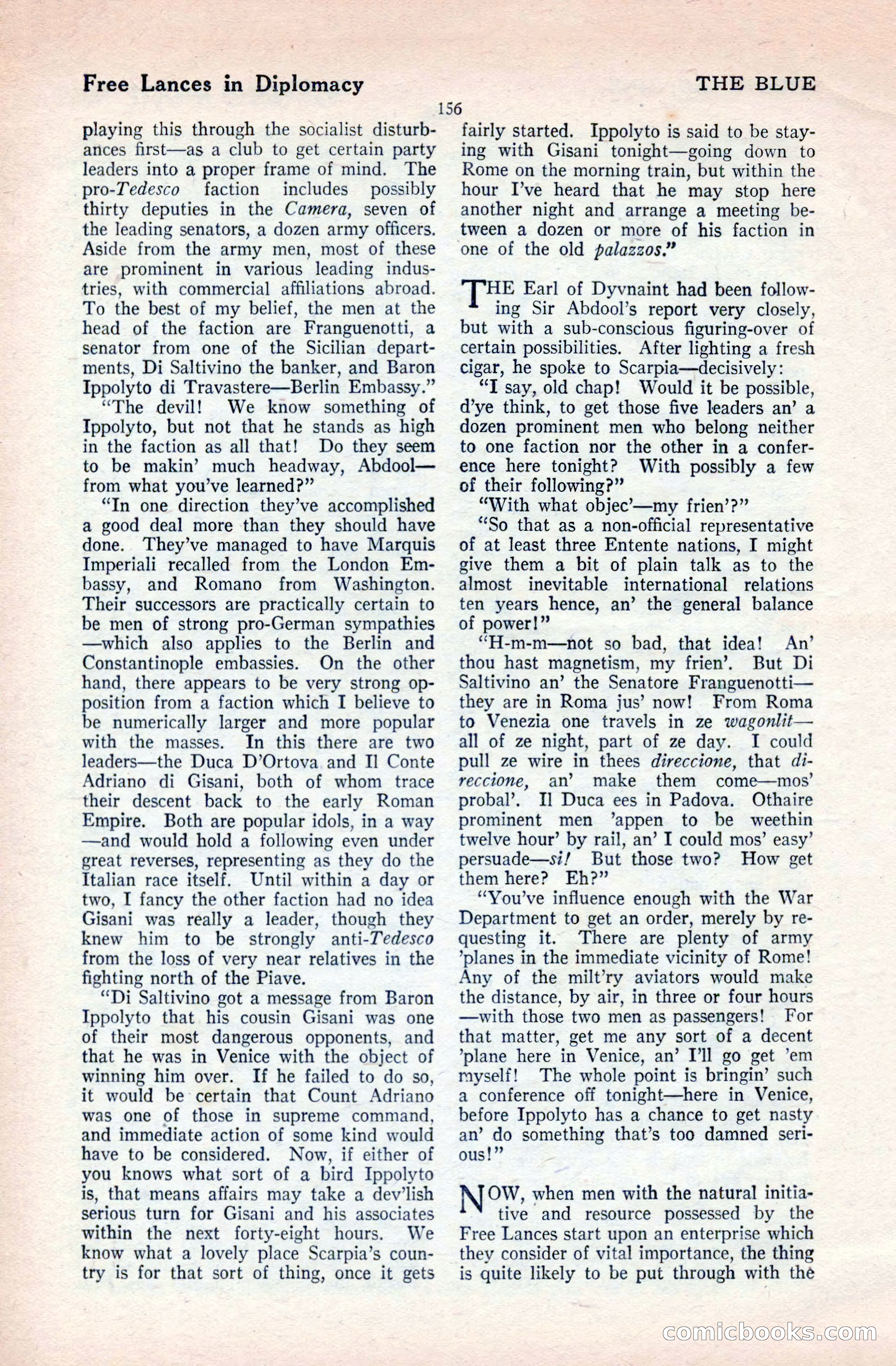 The Blue Book Magazine, April 1921 — page 156 of 202