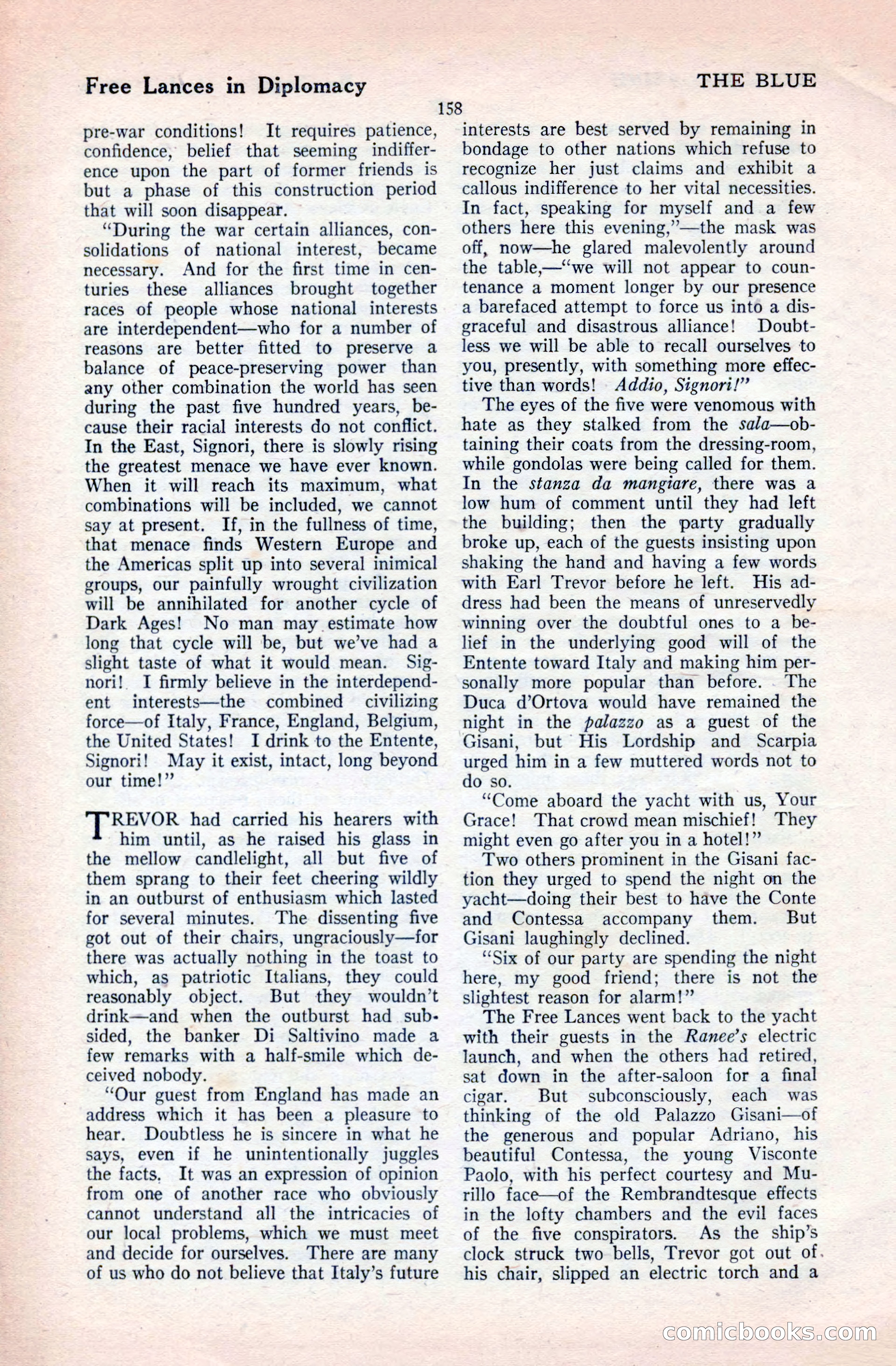 The Blue Book Magazine, April 1921 — page 158 of 202