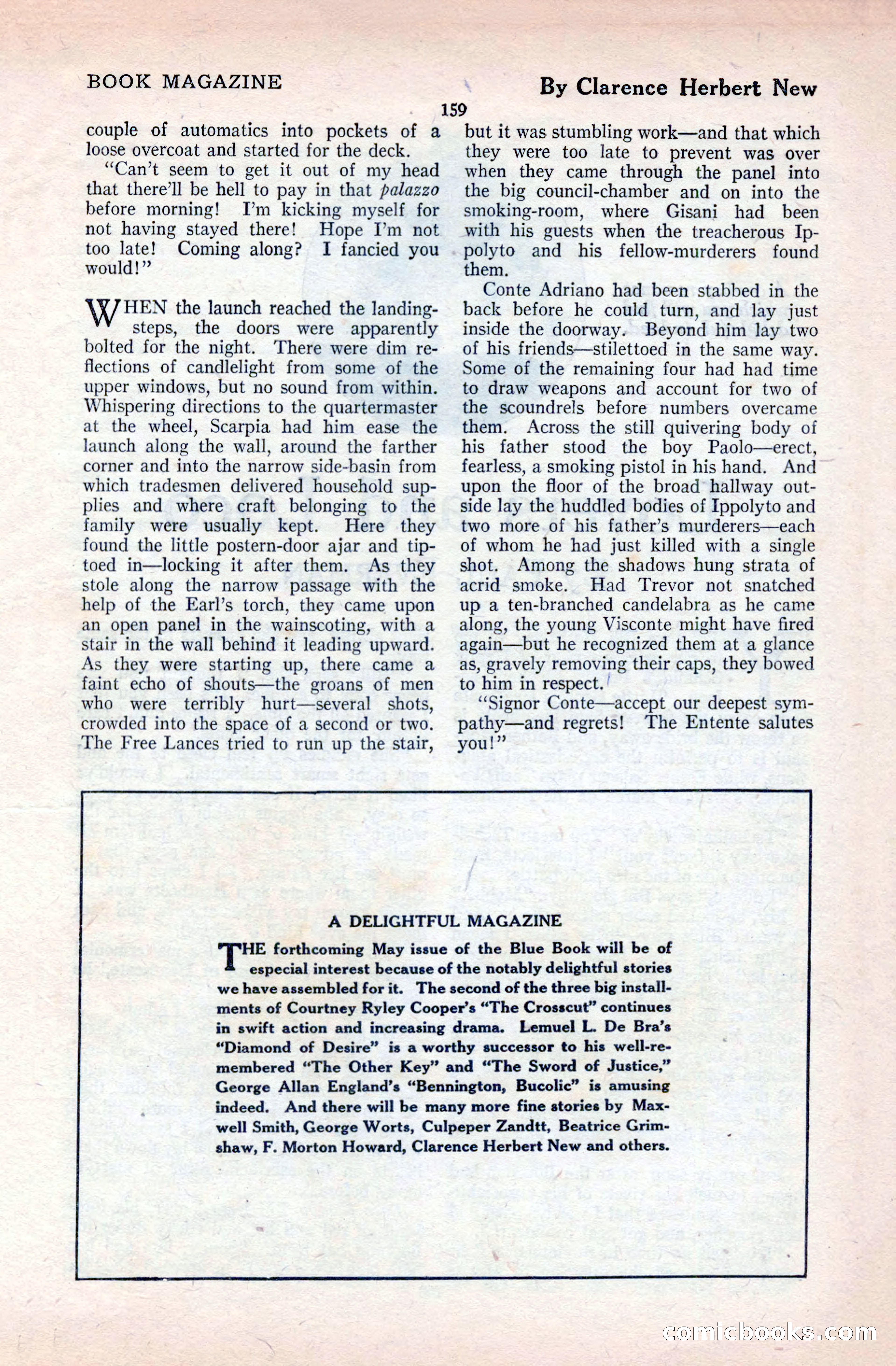The Blue Book Magazine, April 1921 — page 159 of 202