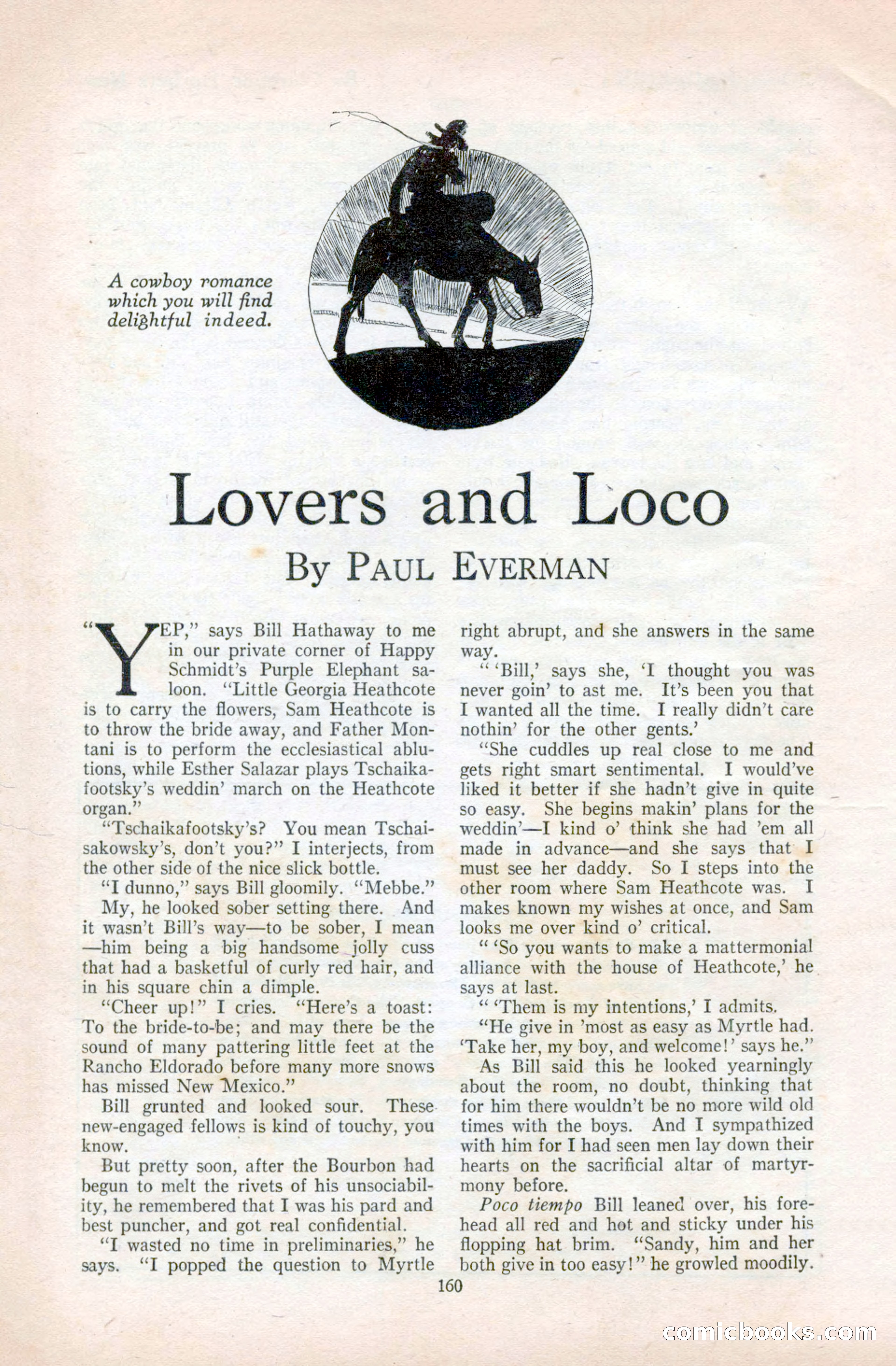 The Blue Book Magazine, April 1921 — page 160 of 202