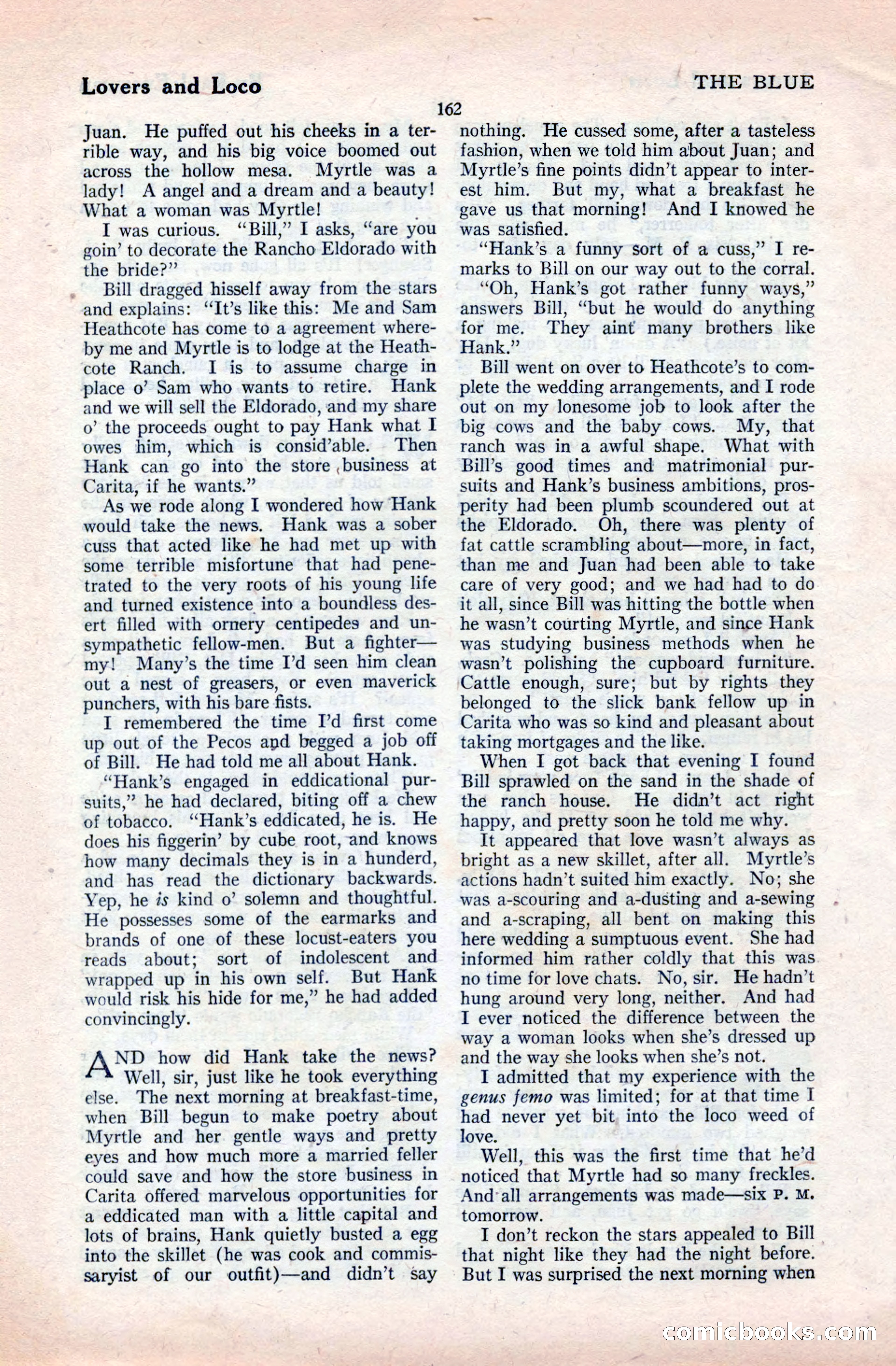 The Blue Book Magazine, April 1921 — page 162 of 202