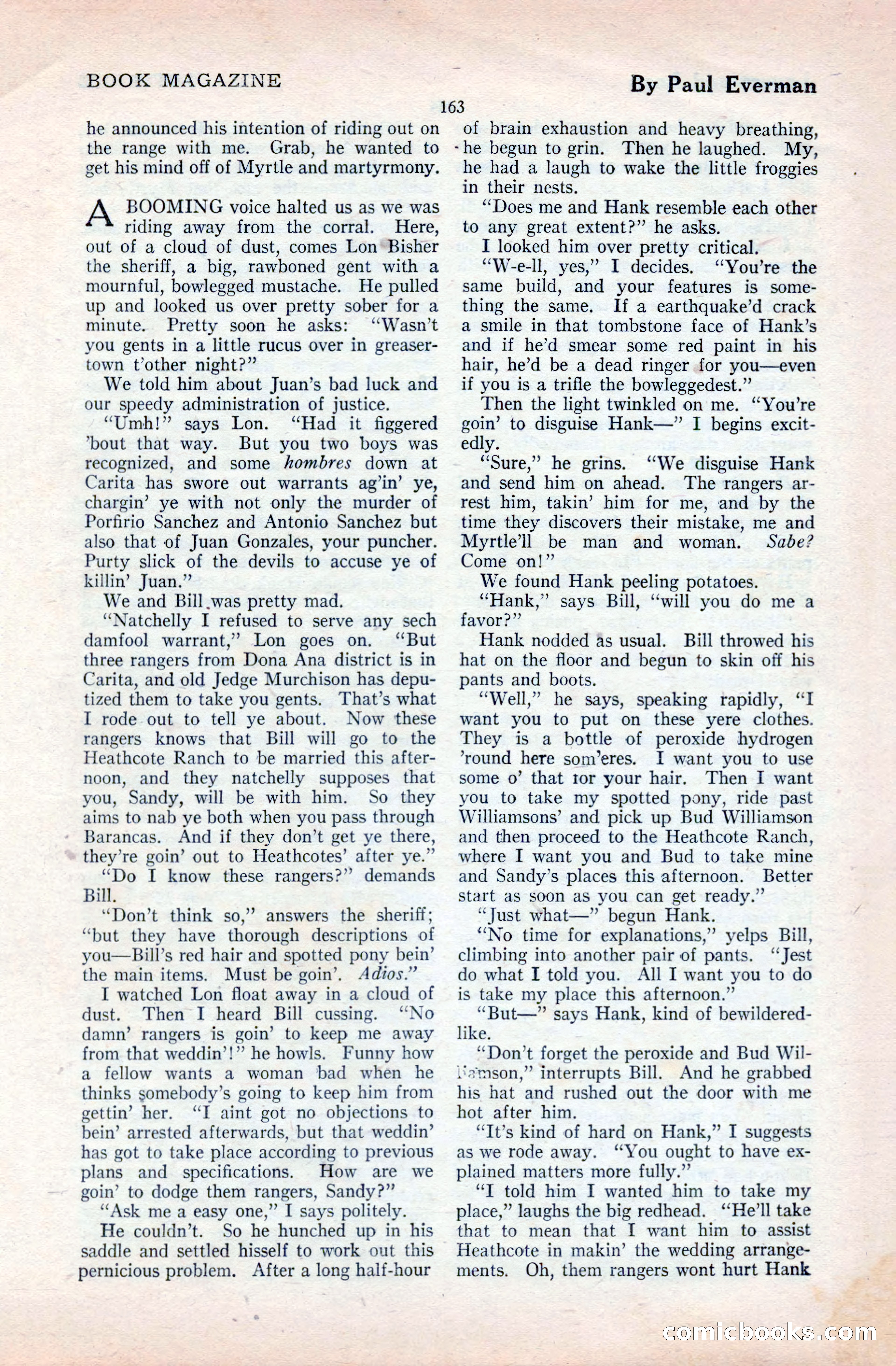 The Blue Book Magazine, April 1921 — page 163 of 202