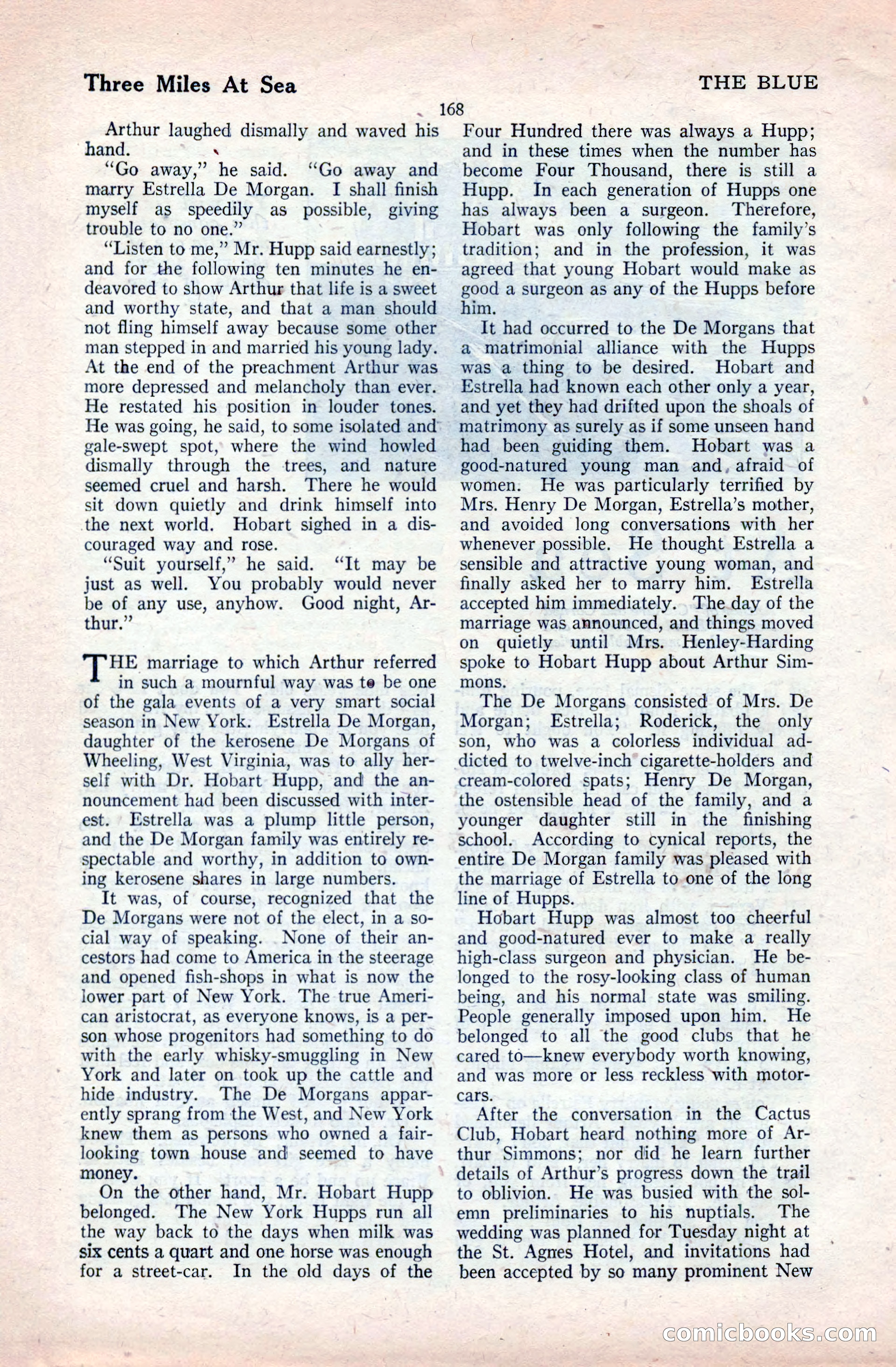 The Blue Book Magazine, April 1921 — page 168 of 202