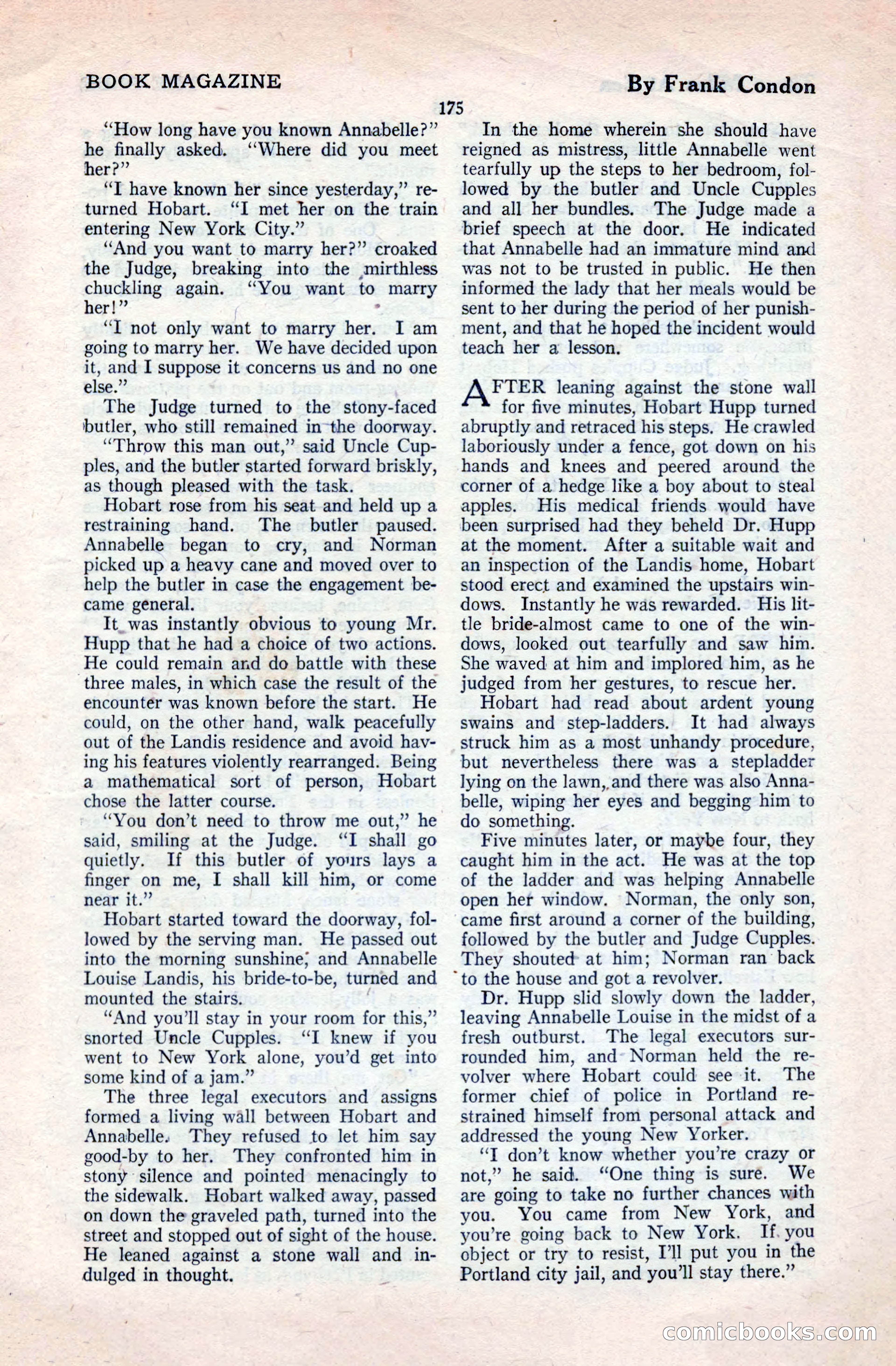 The Blue Book Magazine, April 1921 — page 175 of 202
