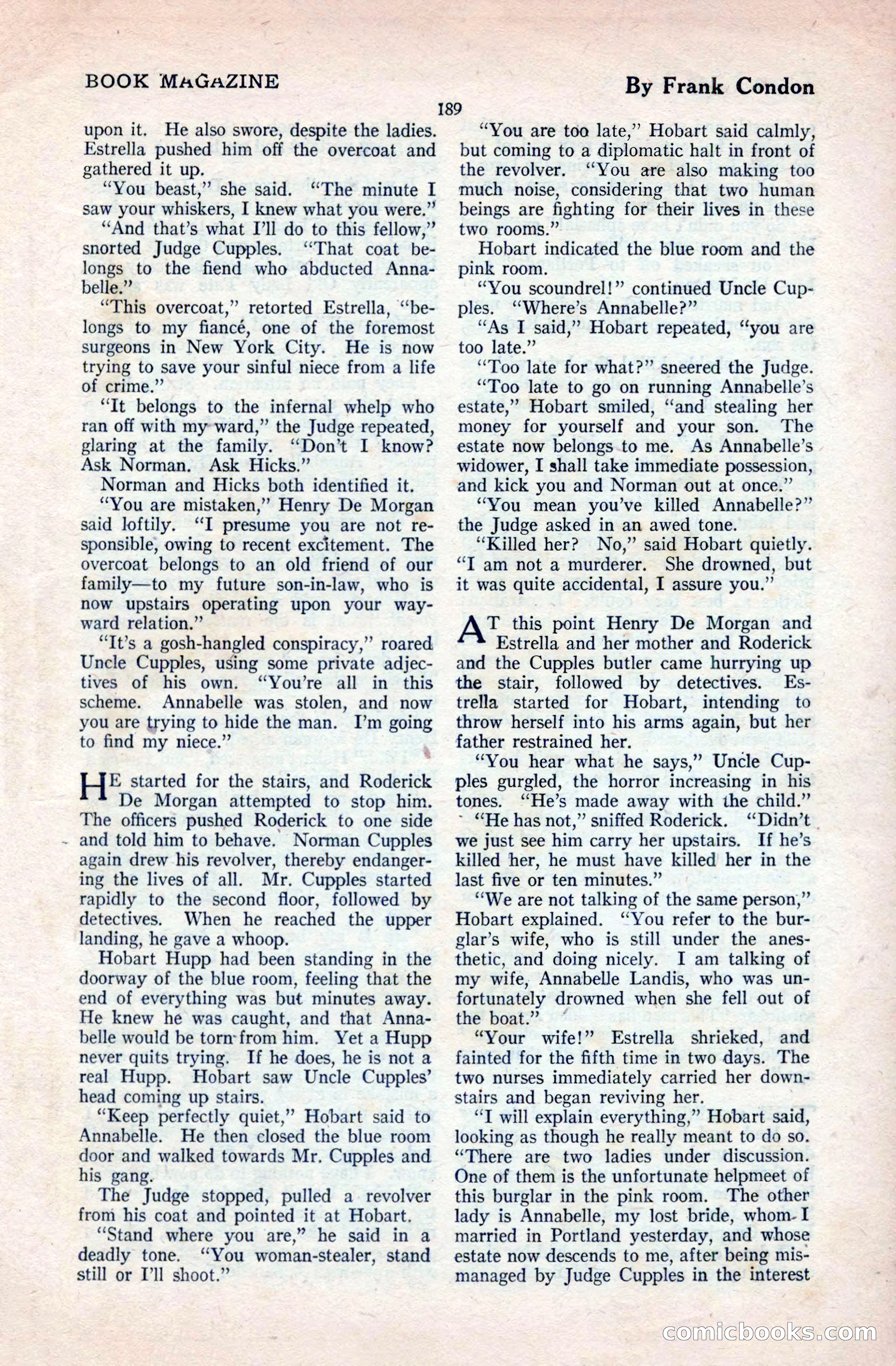 The Blue Book Magazine, April 1921 — page 189 of 202
