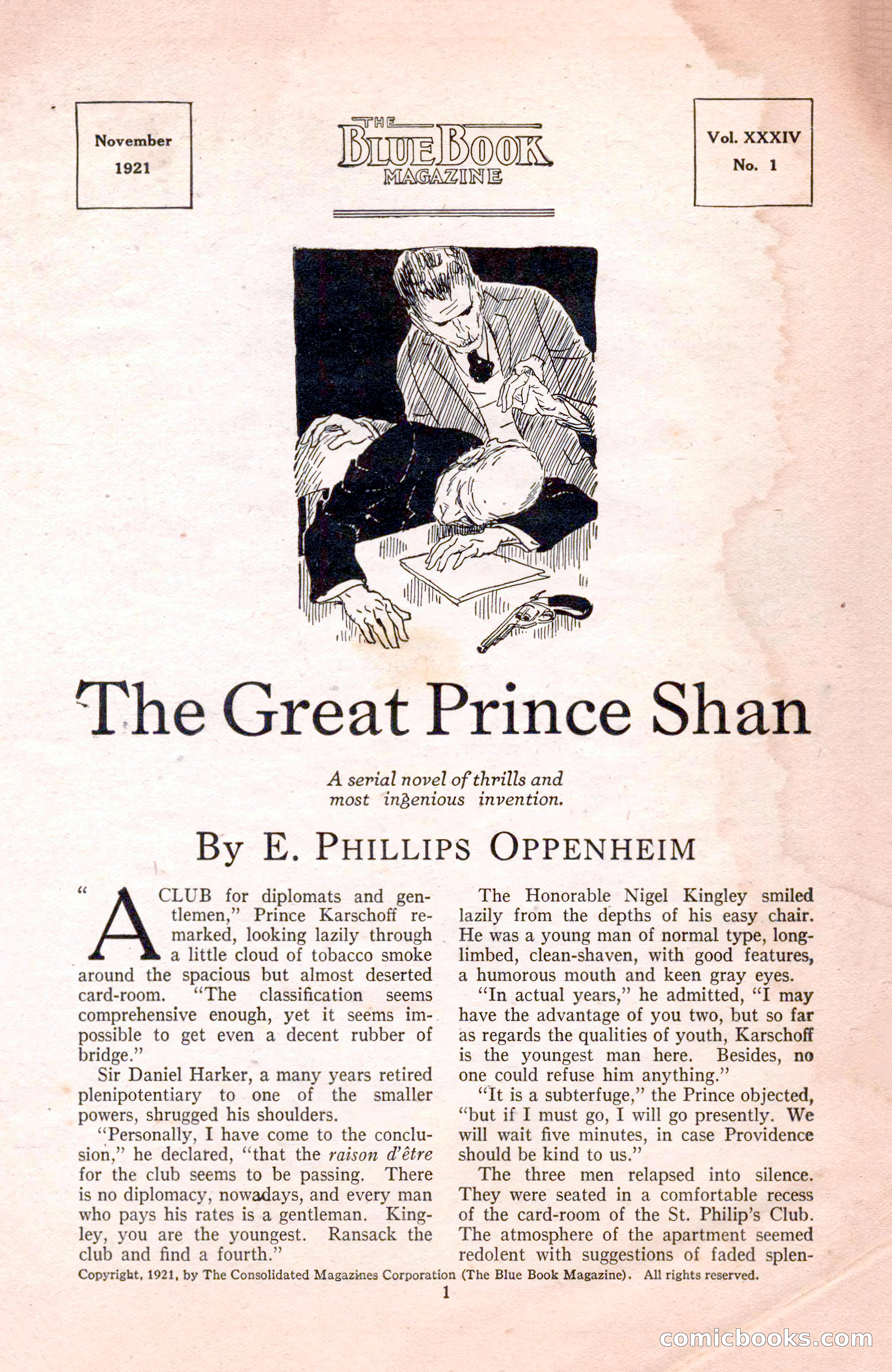 The Blue Book Magazine, November 1921 — page 7 of 212